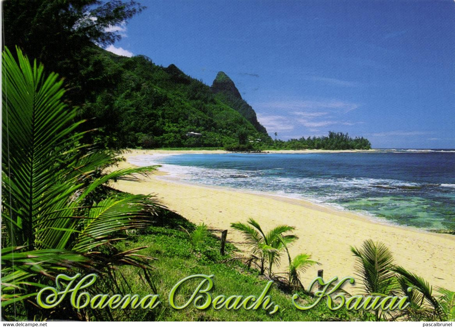 KAUAI - A PICTURE PERFECT VIEW OF HAENA BEACH - Kauai