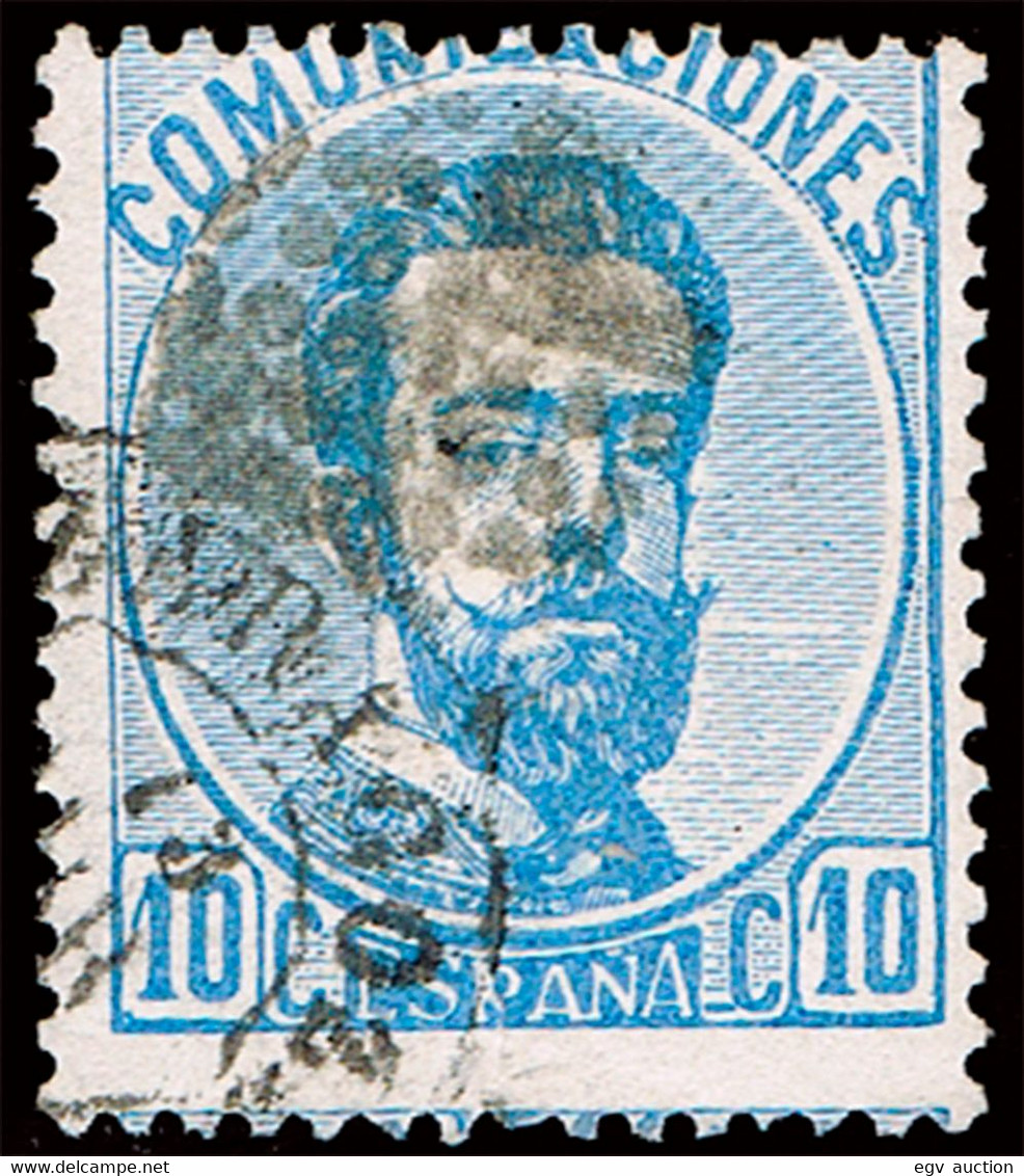 Zaragoza - Edi O 121 - Amadeo I.10cts.- Matasello Fechador Tp.II "Zaragoza" - Used Stamps