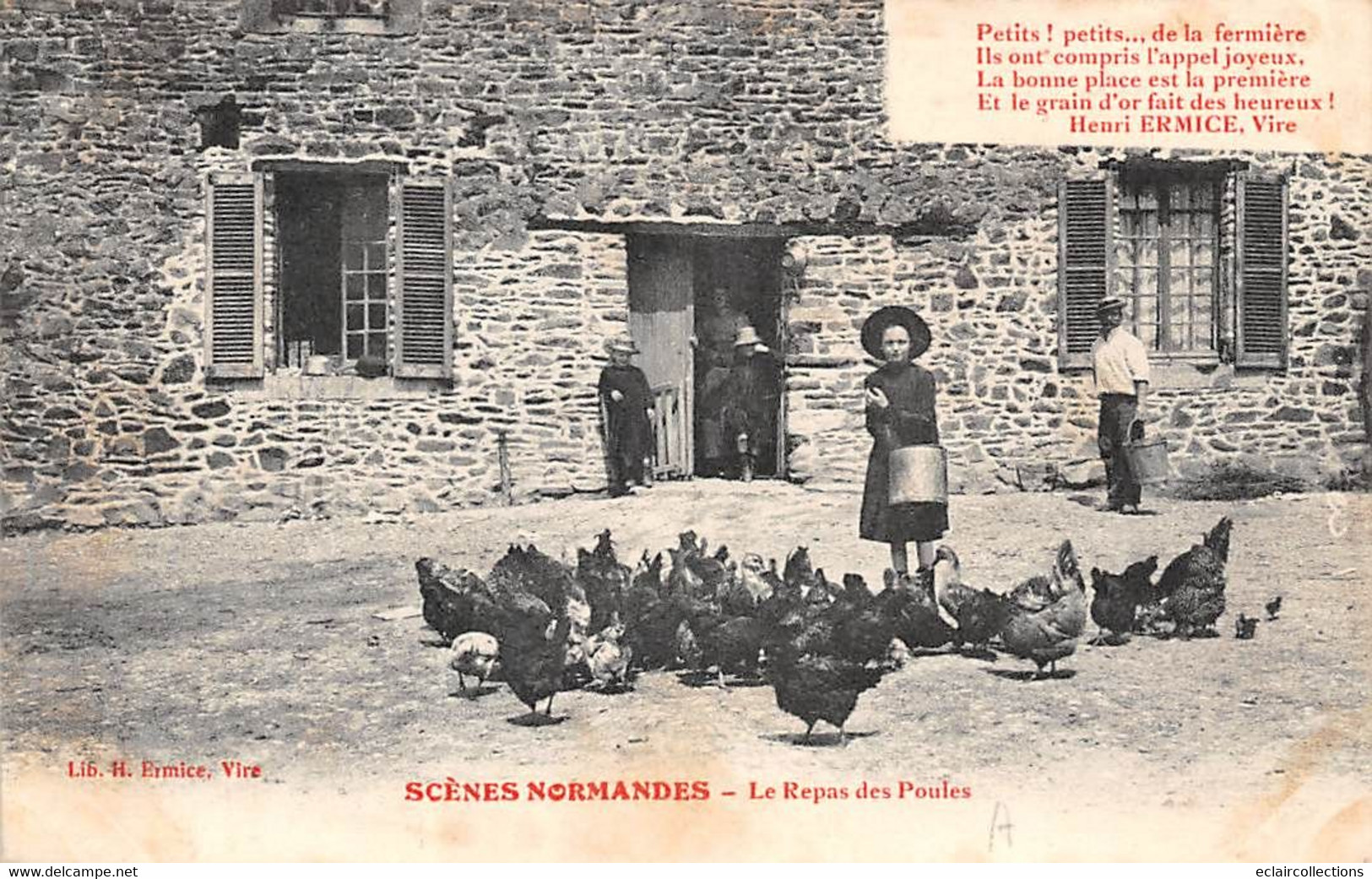 Divers  Non classé.     14     Normandie.  Lot de 16  cartes sur le thème . Agriculture  Fête  Ane Lavoir   (voir scan)