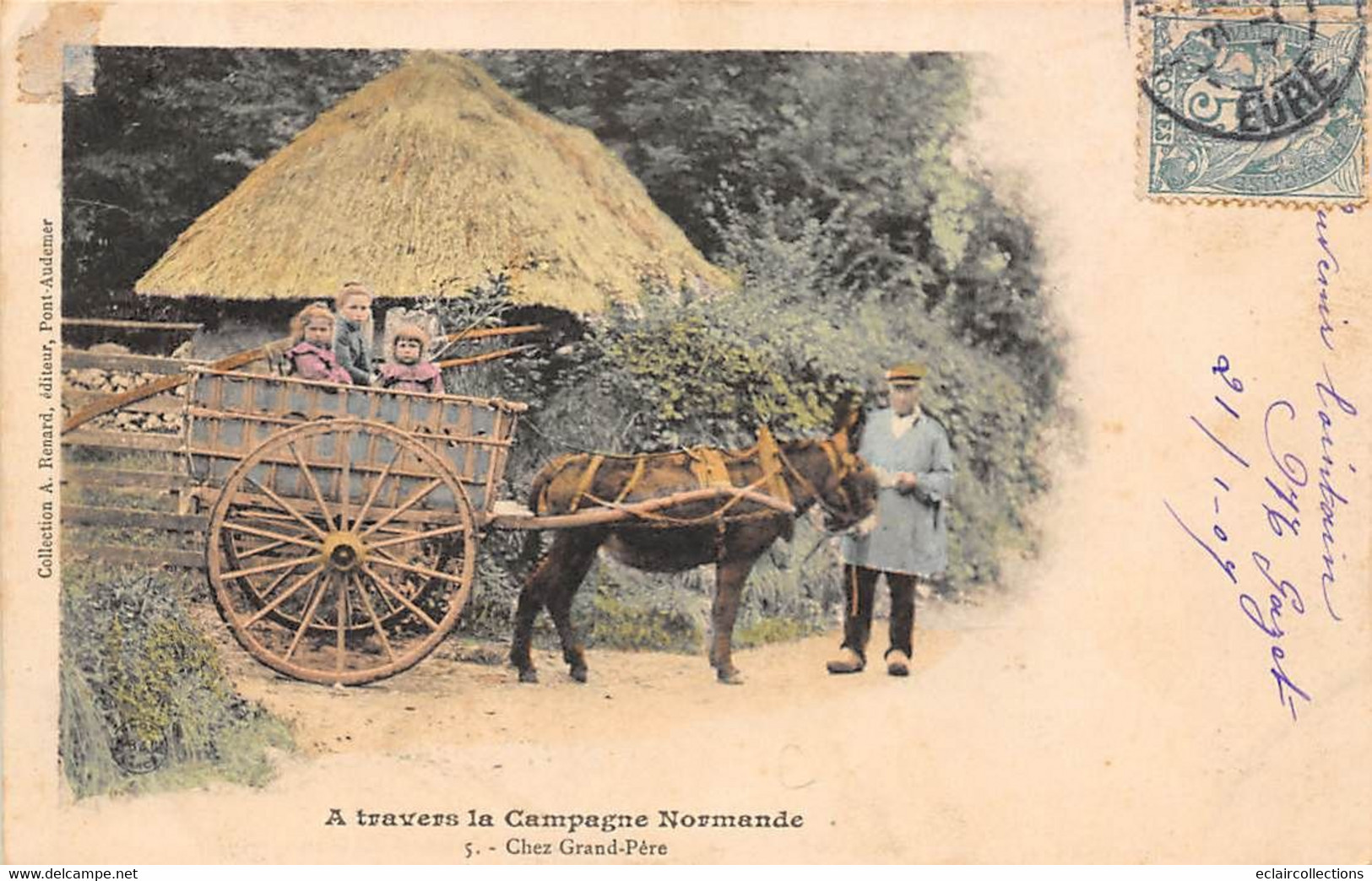 Divers  Non classé.     14     Normandie.  Lot de 16  cartes sur le thème . Agriculture  Fête  Ane Lavoir   (voir scan)