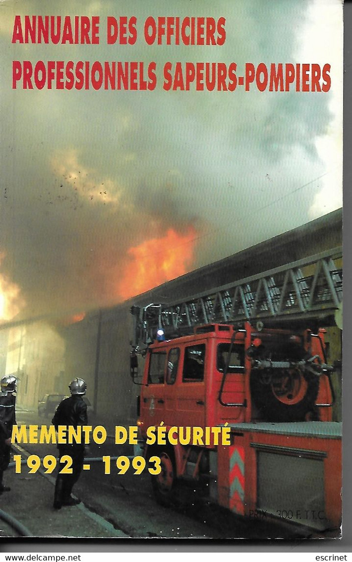 Annuaire Des Officiers Professionnels Sapeurs-Pompiers - Pompiers