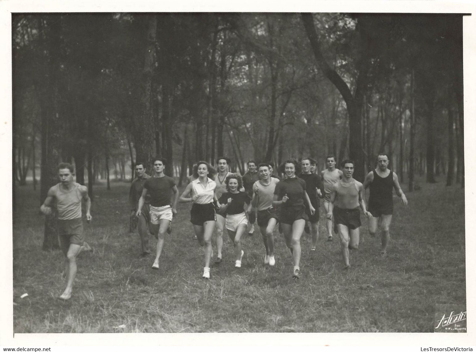 Lot De 3 Photos Course à Pied En Octobre 1946  - 18x13cm - Bois De Vincennes - Sports