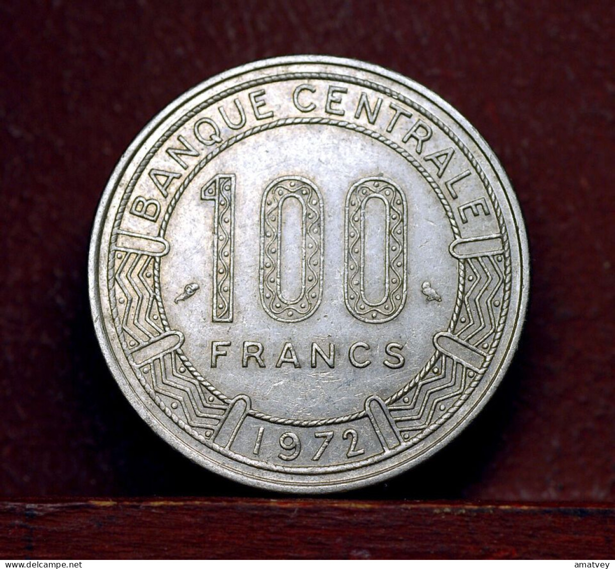 Chad 100 Francs 1972, Three Giant Eland , AU,  Free Shipping - Tsjaad