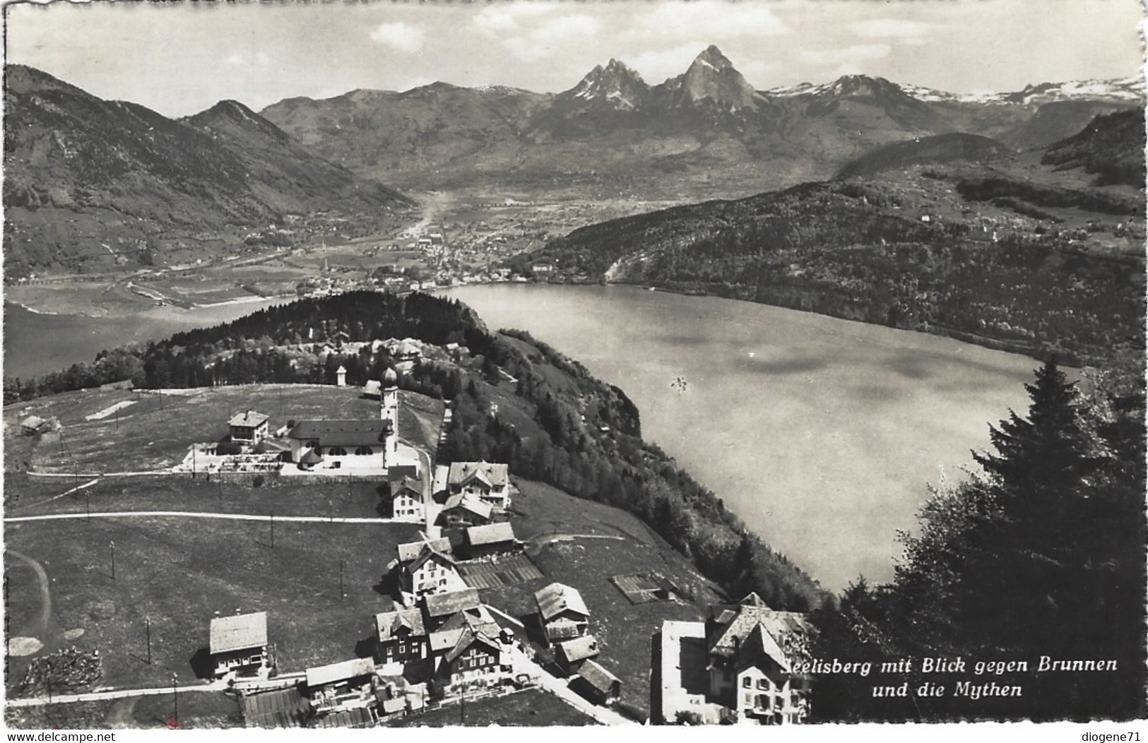 Seelisberg Mit Blick Gegen Brunnen - Seelisberg