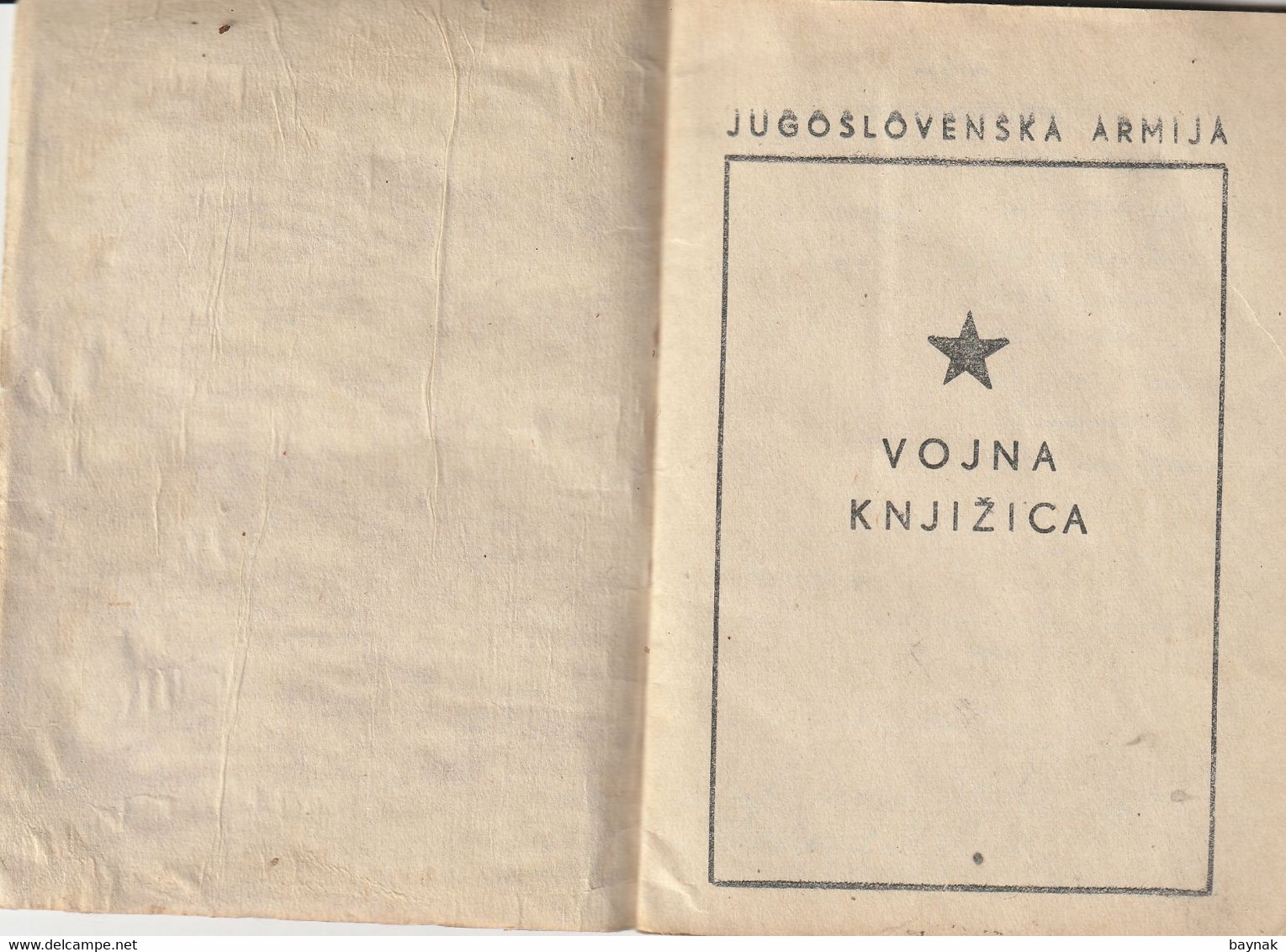 YUGOSLAVIA, CROATIA, HRVAT. DUBICA  - JNA  - YU ARMY  - VOJNA KNJIZICA  -  SOLDBUCH - NDH SOLDAT 25 4. 1941. - 5. 5. 45 - Documents