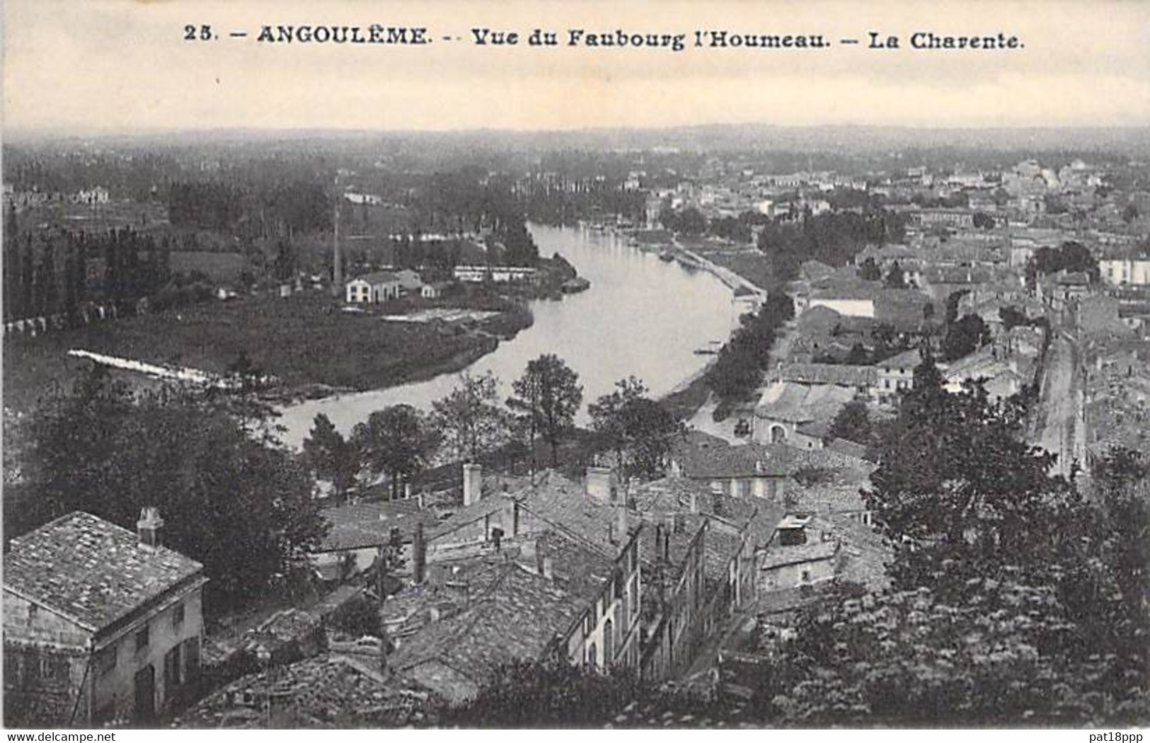 ** Lot De 2 CPA ** 16 - ANGOULEME : Faubourg L'Houmeau - Panorama Pris De La Place Du Palais - CPA - Charente - Angouleme