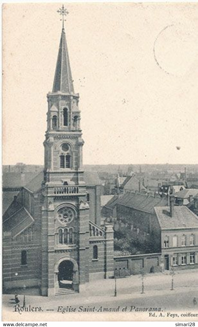 ROULERS - EGLISE SAINT AMAND ET PANORAMA - Roeselare