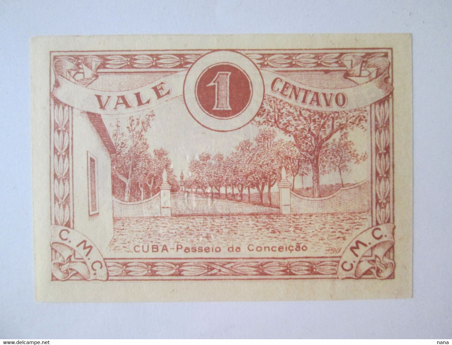Cuba 1 Centavo 1919 Argent D'urgence/emergency Money - Cuba