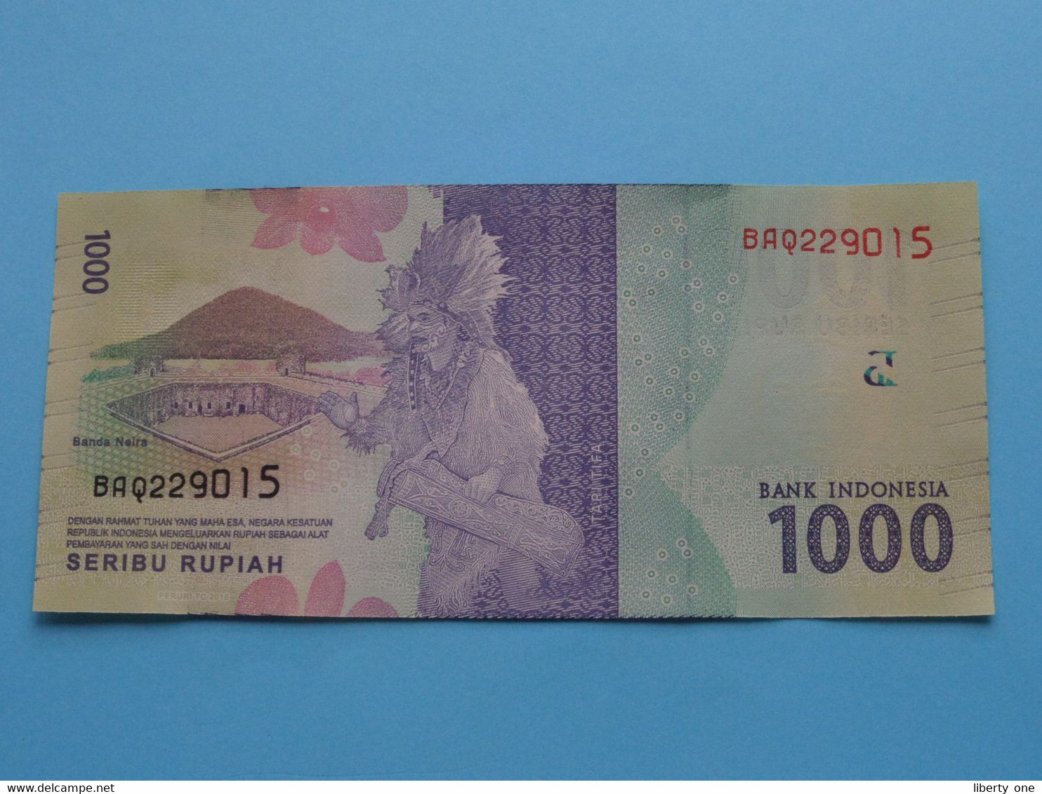 1000 Rupiah ( BAQ229015 ) 2016 - Bank Indonesia ( Voir / See > Scans ) UNC ! - Indonésie