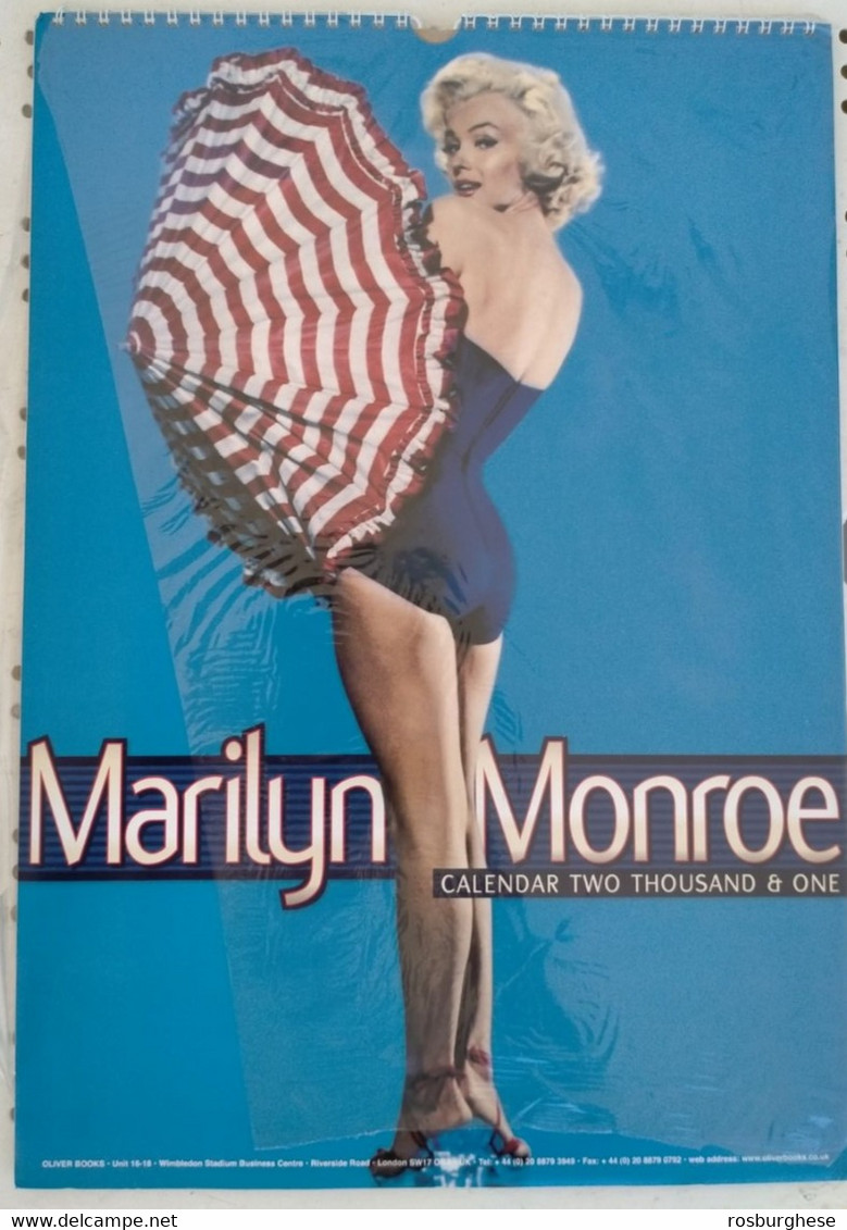 Calendario Marilyn Monroe 12 Pagine Anno 2000 SIGILLATO - Grand Format : 2001-...