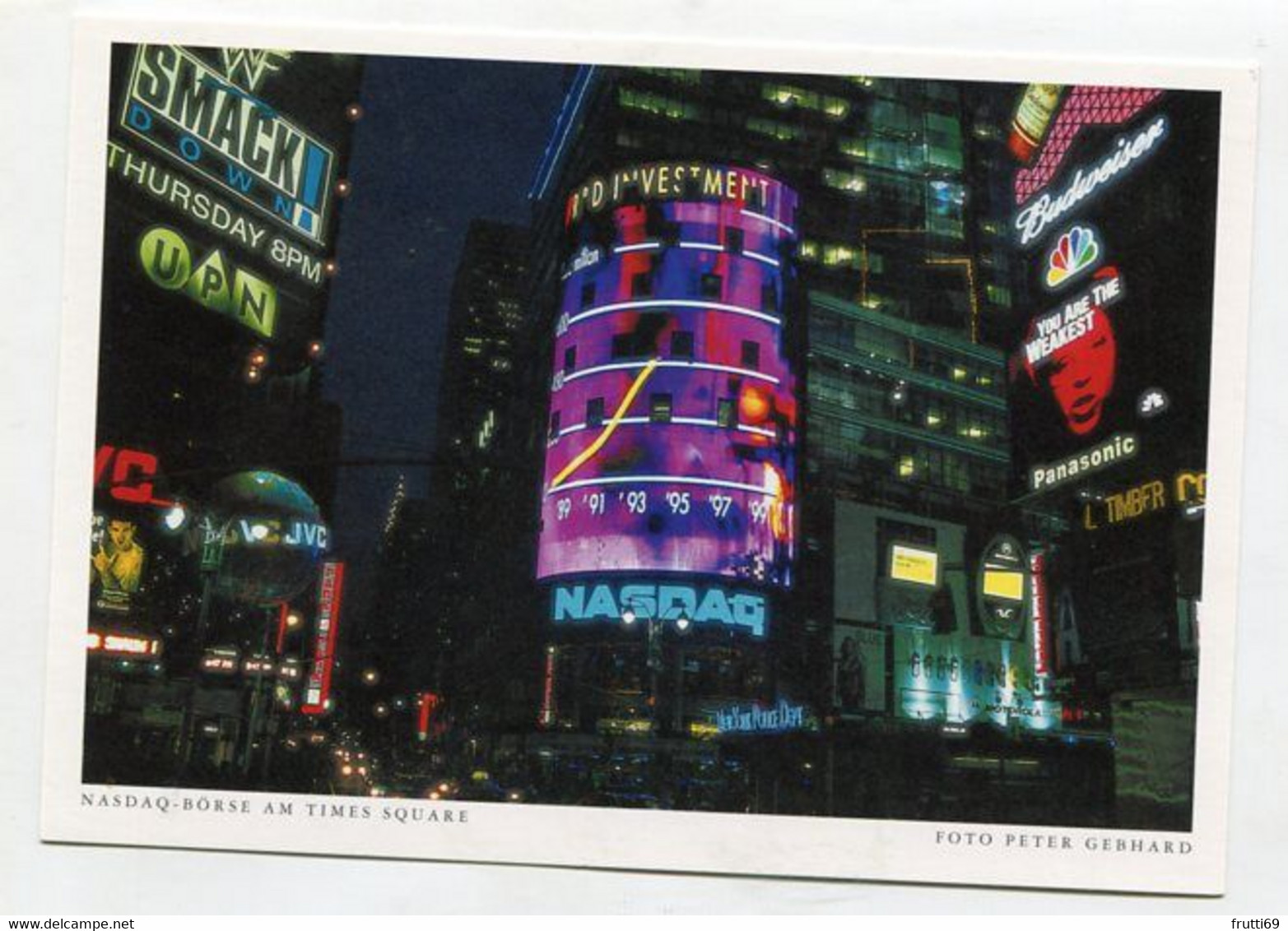 AK 074669 USA - New York City - NASDAQ-Börse Am Times Square - Time Square