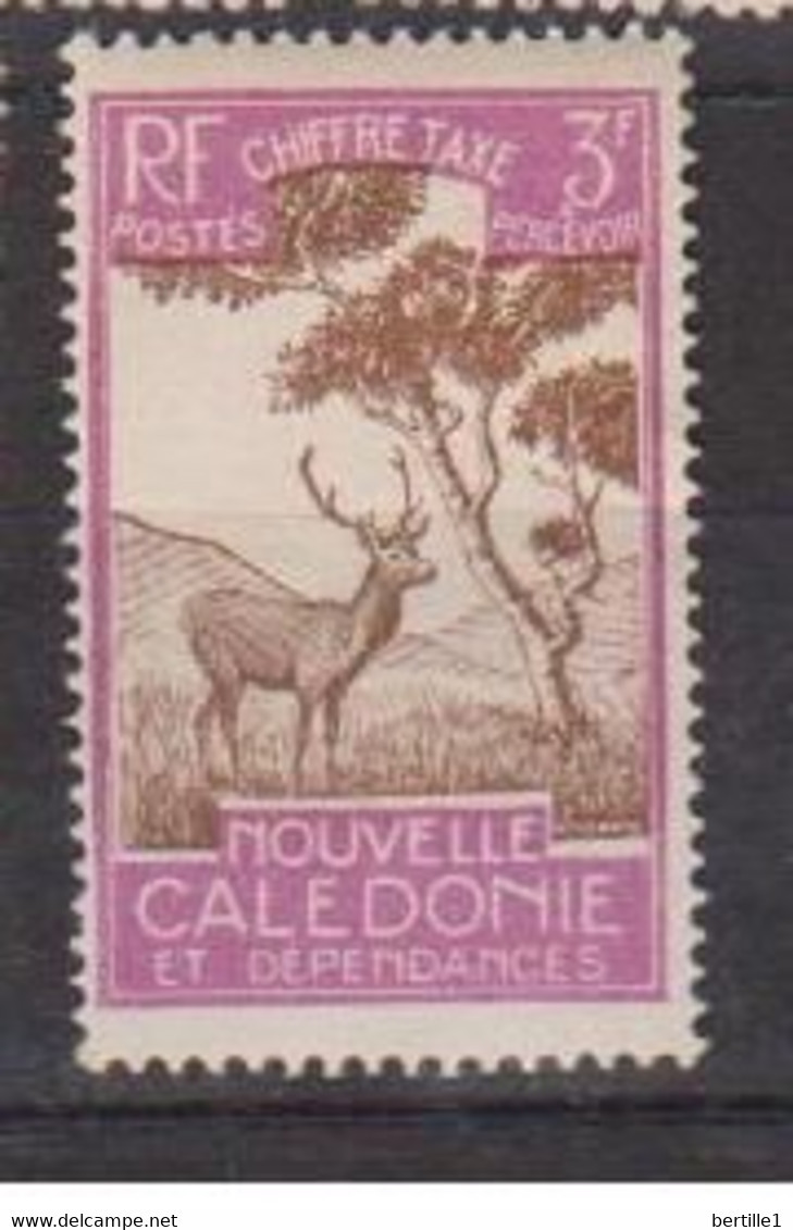 NOUVELLE CALEDONIE         N°  YVERT  TAXE  38   NEUF AVEC CHARNIERES       ( CHARN 4/13 ) - Timbres-taxe