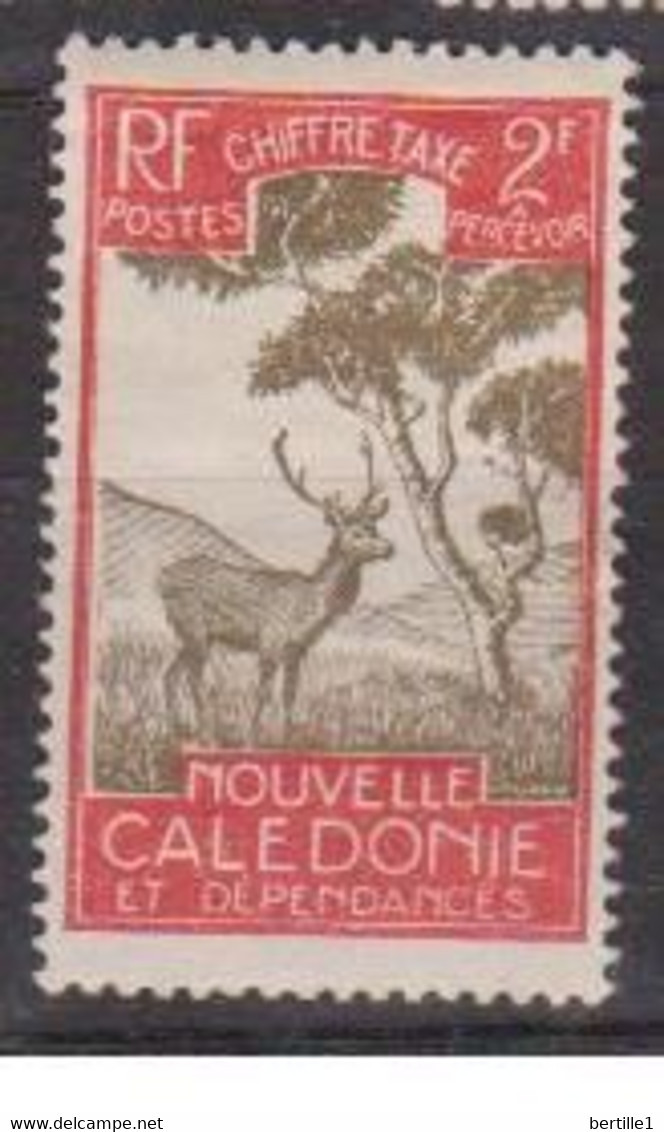 NOUVELLE CALEDONIE         N°  YVERT  TAXE  37   NEUF AVEC CHARNIERES       ( CHARN 4/13 ) - Timbres-taxe