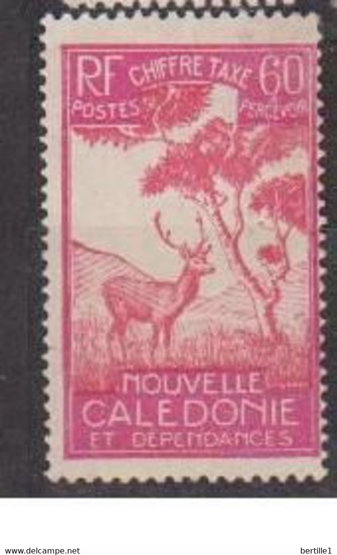 NOUVELLE CALEDONIE         N°  YVERT  TAXE  35  NEUF AVEC CHARNIERES       ( CHARN 4/13 ) - Timbres-taxe