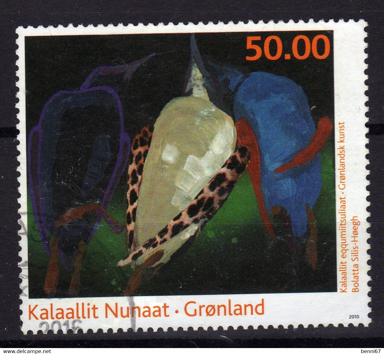 GROENLAND Greenland 2010 Art Kunst OBL - Used Stamps