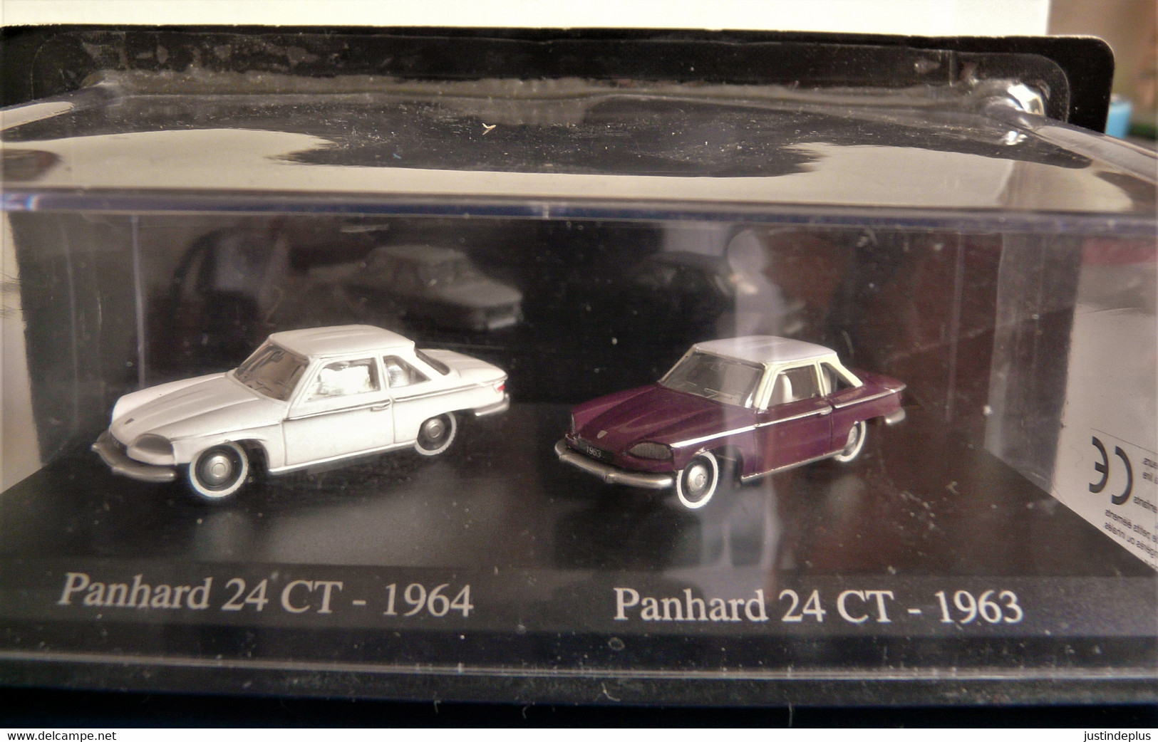 PANHARD 24 CT 1964 PANHARD 24 CT 1963 DUO METAL UNIVERSAL HOBBIES ATLAS MODELE ECHELLE 1/87 HO - Massstab 1:87