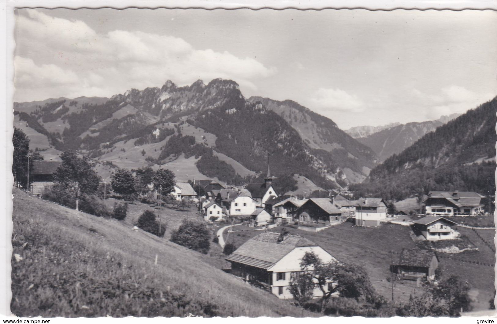 Crésuz, Vers Les Dents Vertes, Vue Rapprochée. Carte-photo - Crésuz