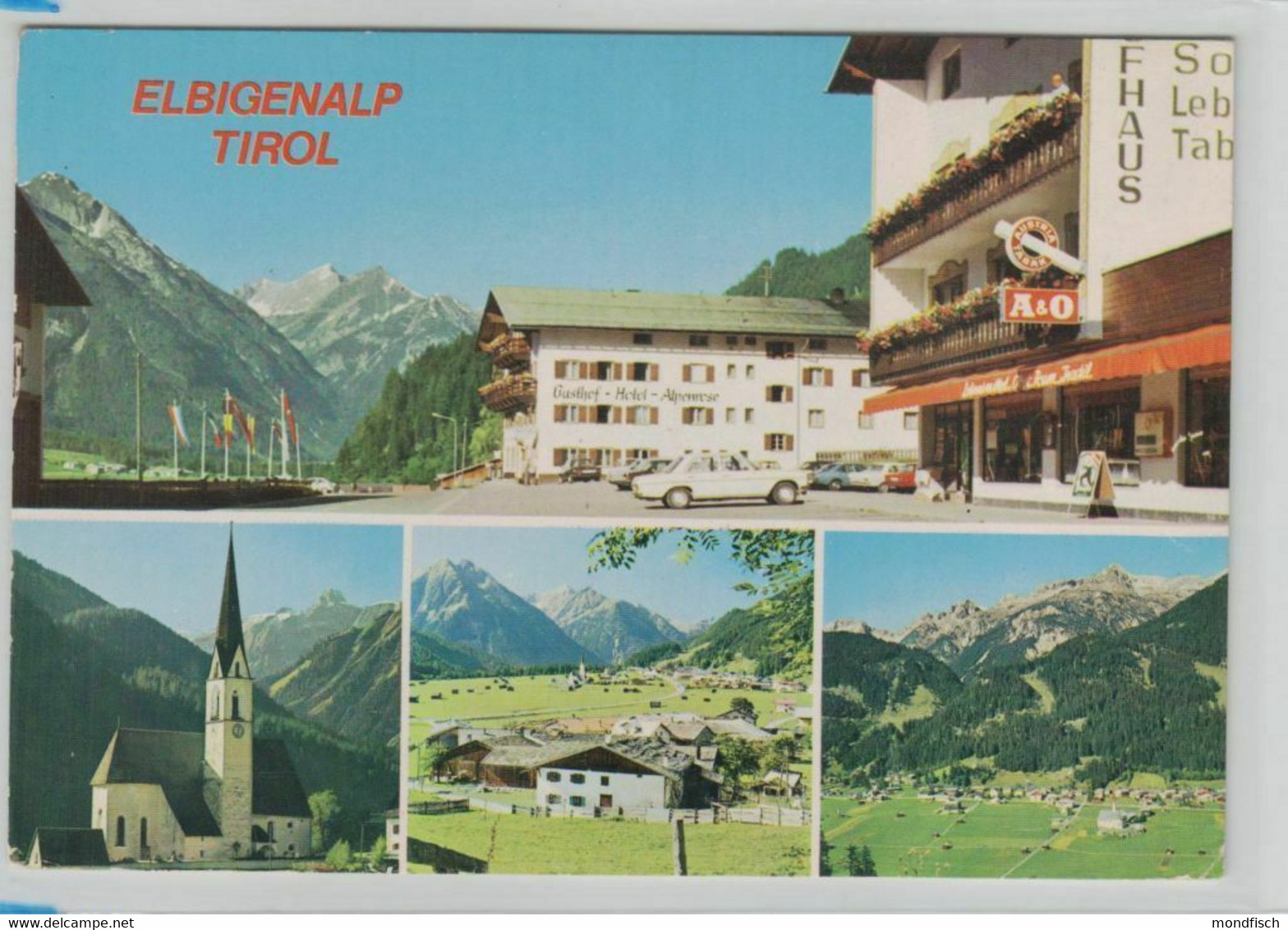 Elbigenalp - Lechtal - Kaufhaus Baldauf - Hotel Alpenrose 1977 - Lechtal