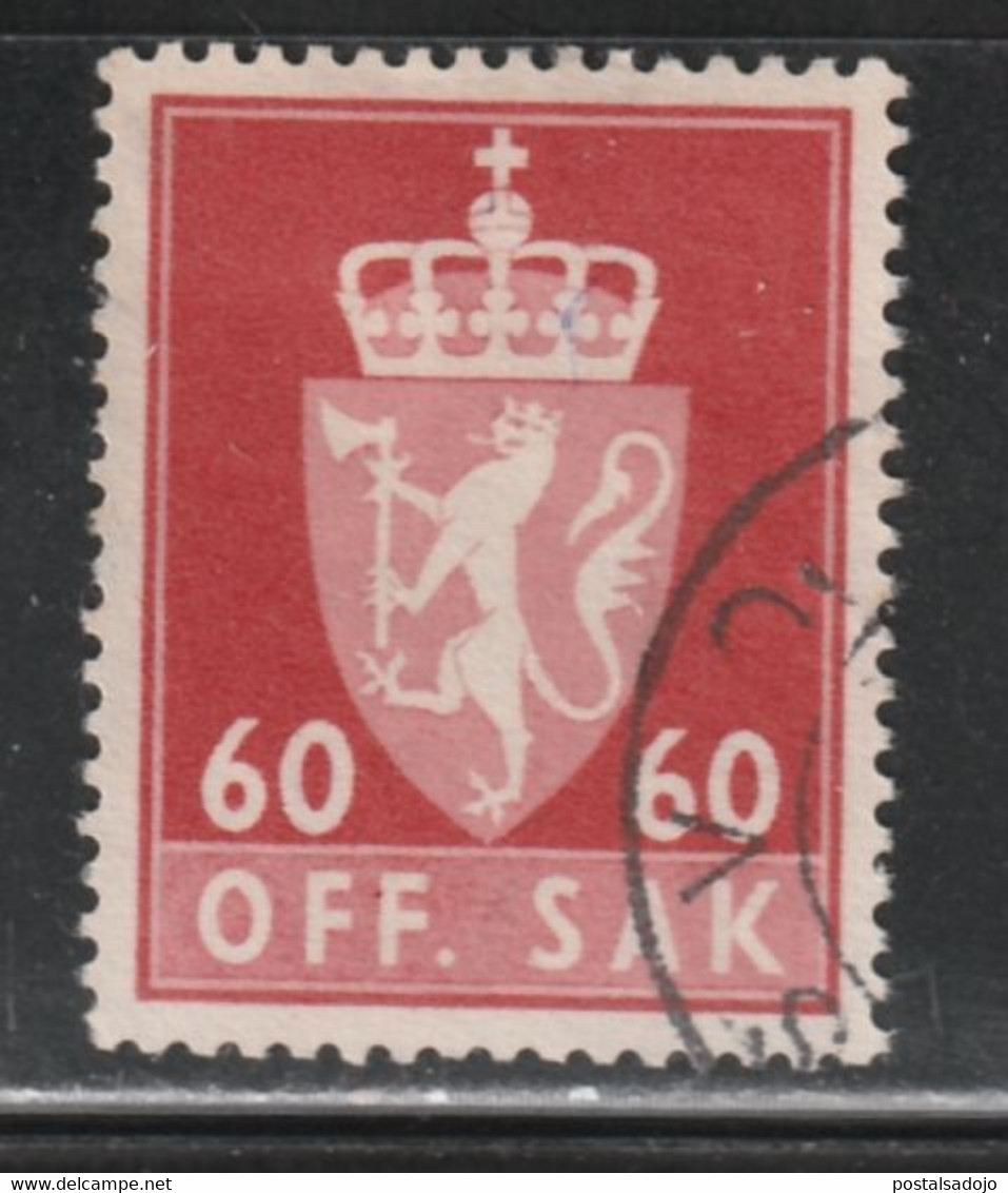 NORVÈGE 365 // YVERT 81A (SERVICE) // 1955-76 - Fiscales