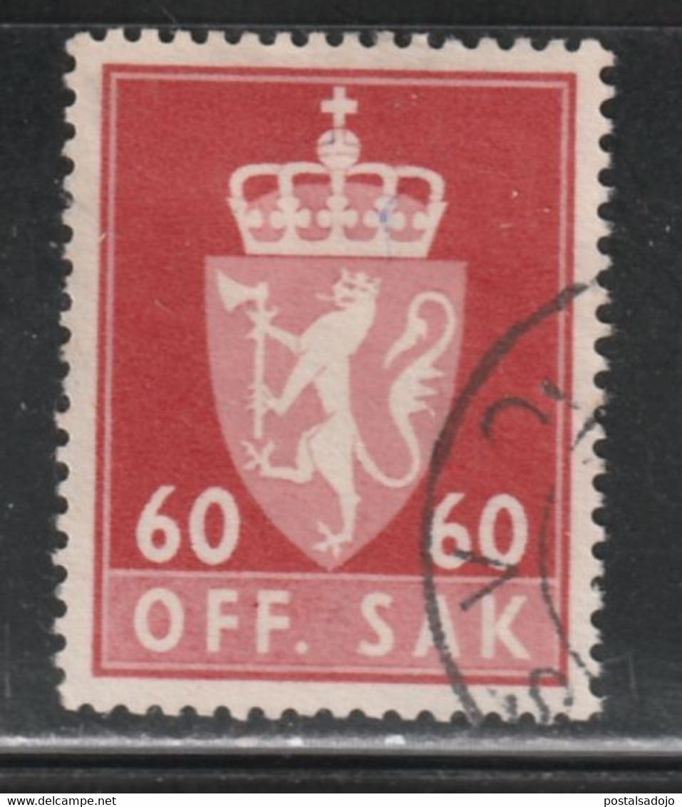 NORVÈGE 365 // YVERT 81A (SERVICE) // 1955-76 - Fiscaux