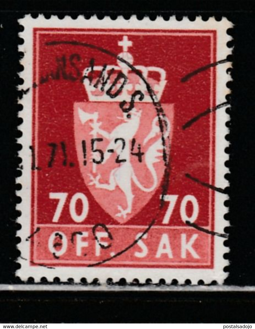 NORVÈGE 366 // YVERT 83A (SERVICE) // 1955-76 - Steuermarken