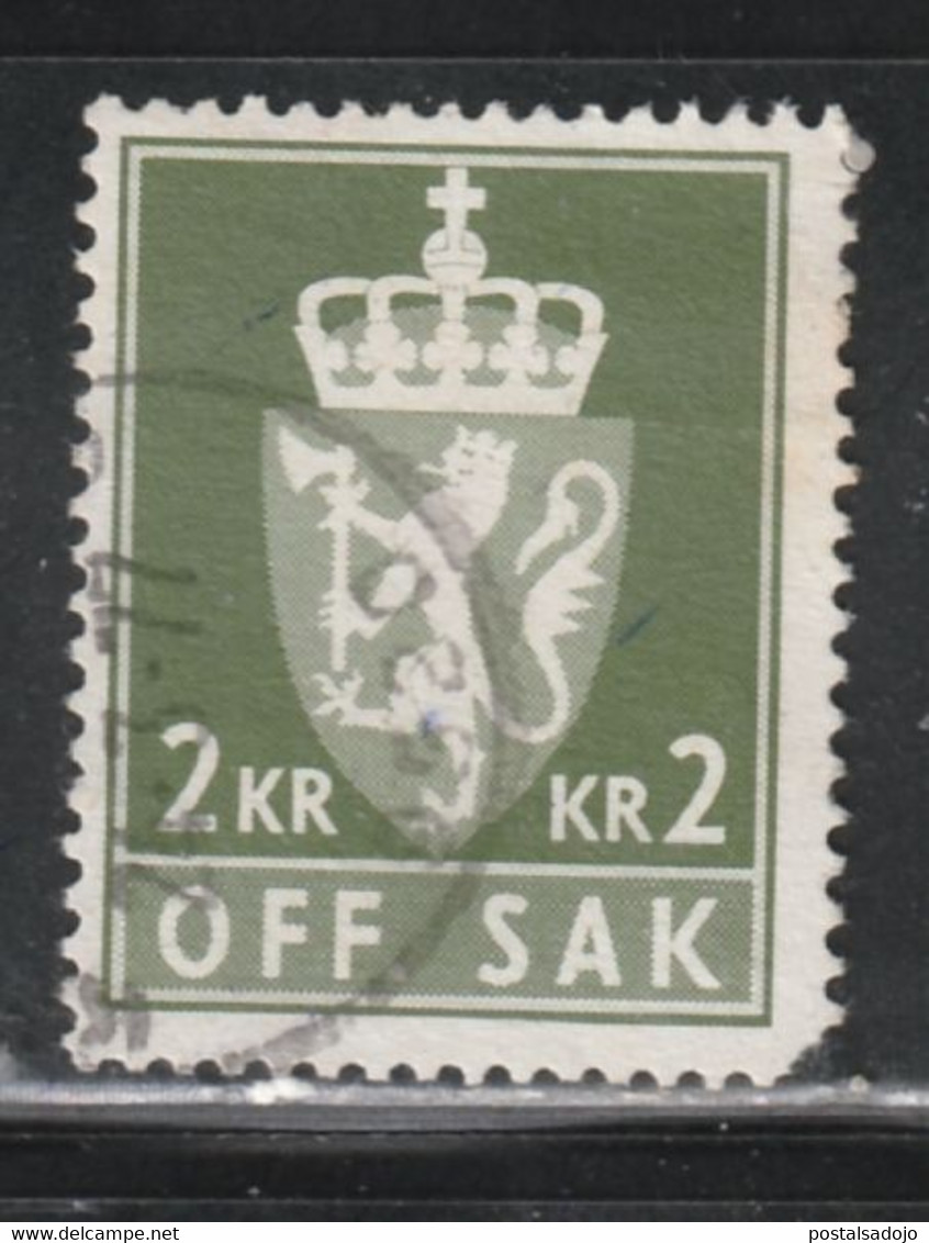 NORVÈGE 368 // YVERT 88 (SERVICE) // 1955-76 - Revenue Stamps