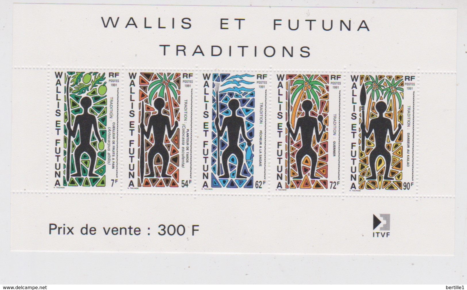 WALLIS ET FUTUNA               BLOC FEUILLET    N° 5  NEUF SANS CHARNIERES - Hojas Y Bloques