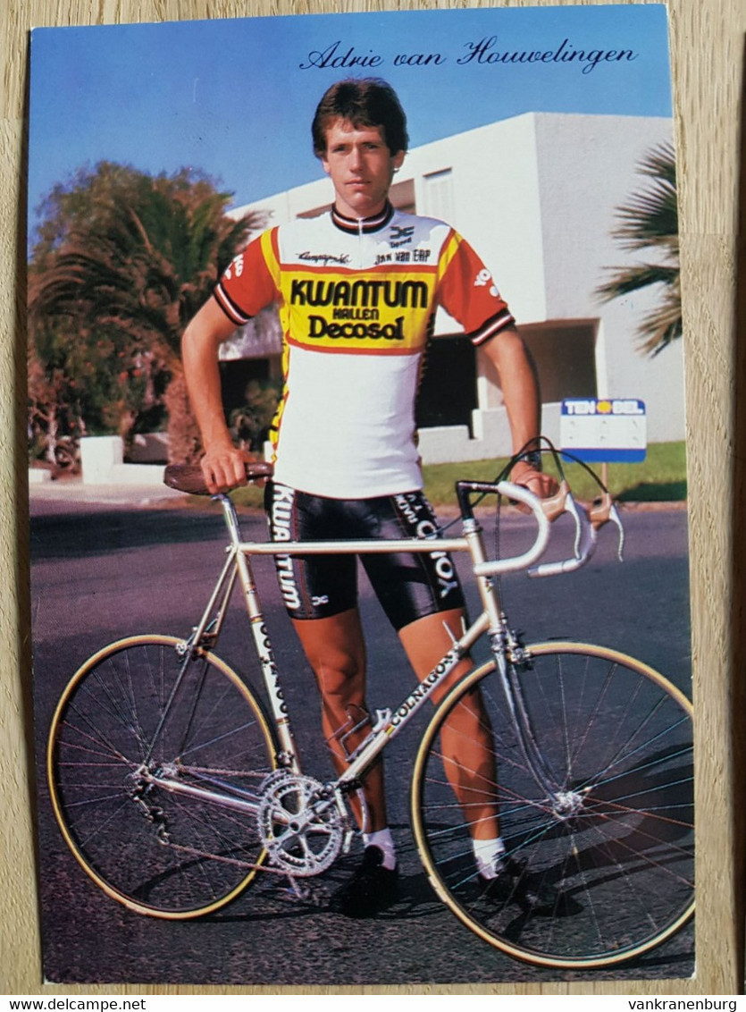 Cycling - Adrie van Houwelingen - Team Kwantum Hallen - 1984 - cycling - cyclisme - ciclismo - wielrennen