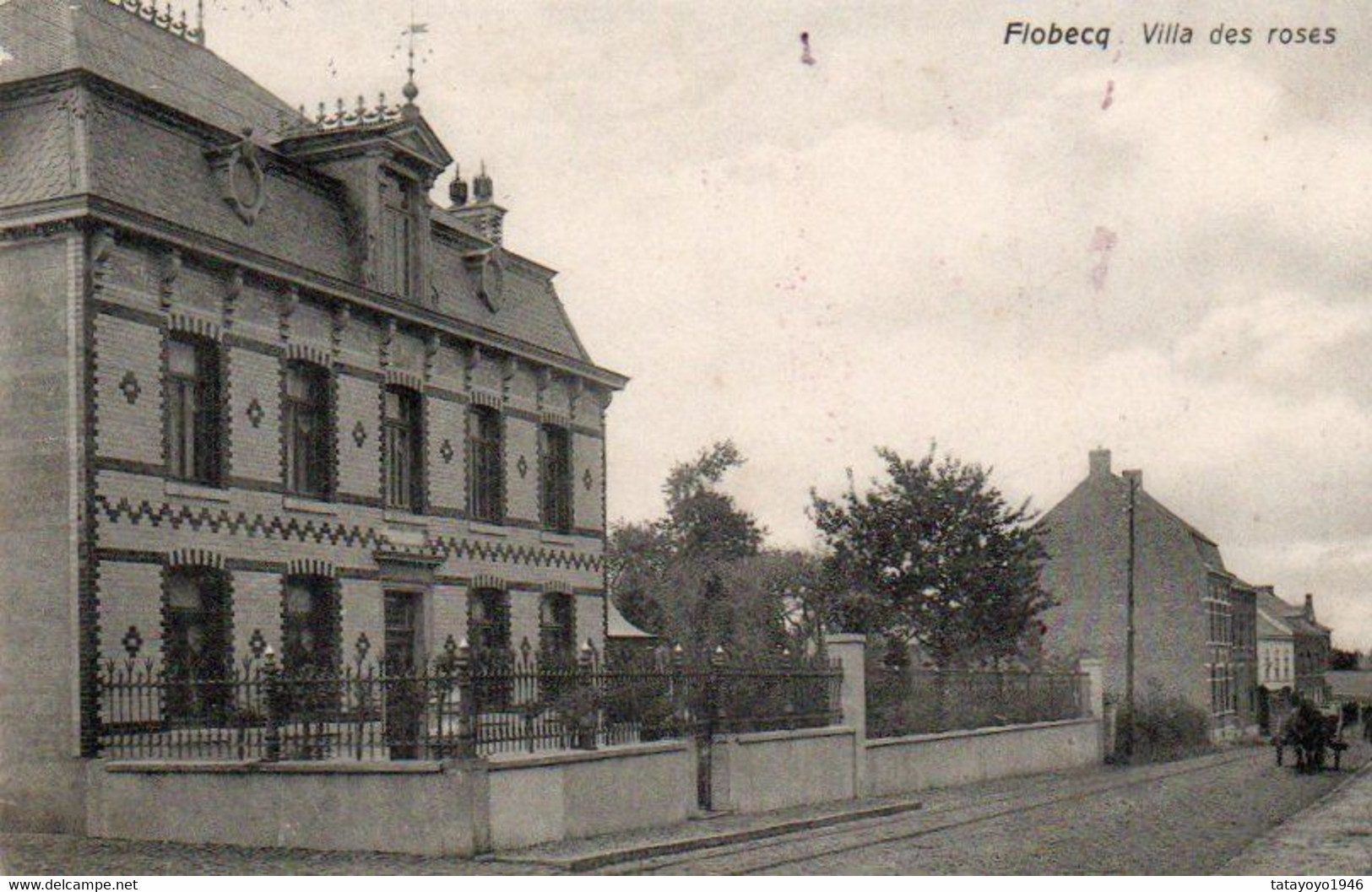 Flobecq Villa Des Roses Voyagé En 1912 - Vloesberg