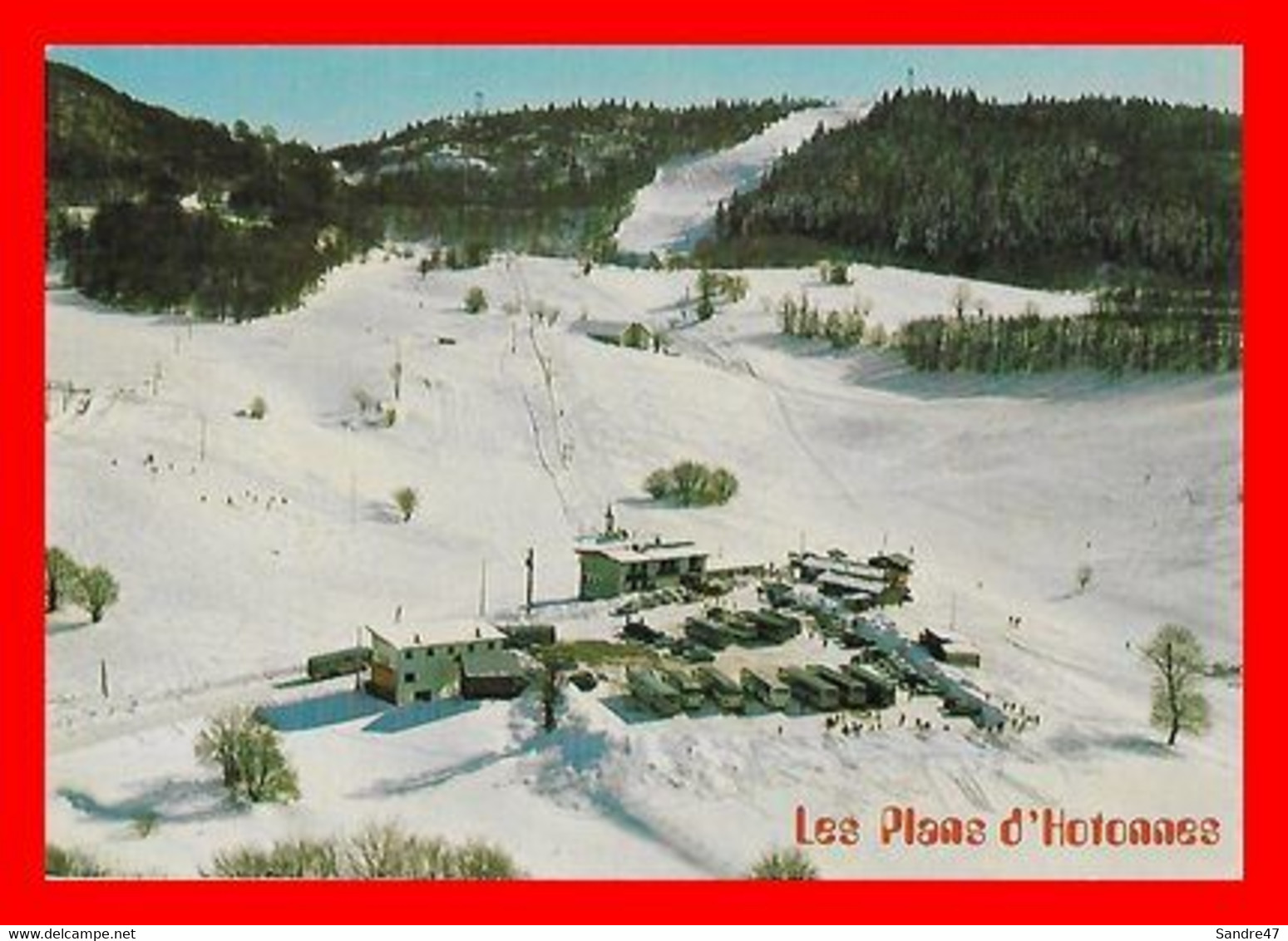 CPSM/gf (01) HAUT VALROMEY. Les Plans D'Hotonnes, Station De Sports D'hiver...O1350 - Non Classés