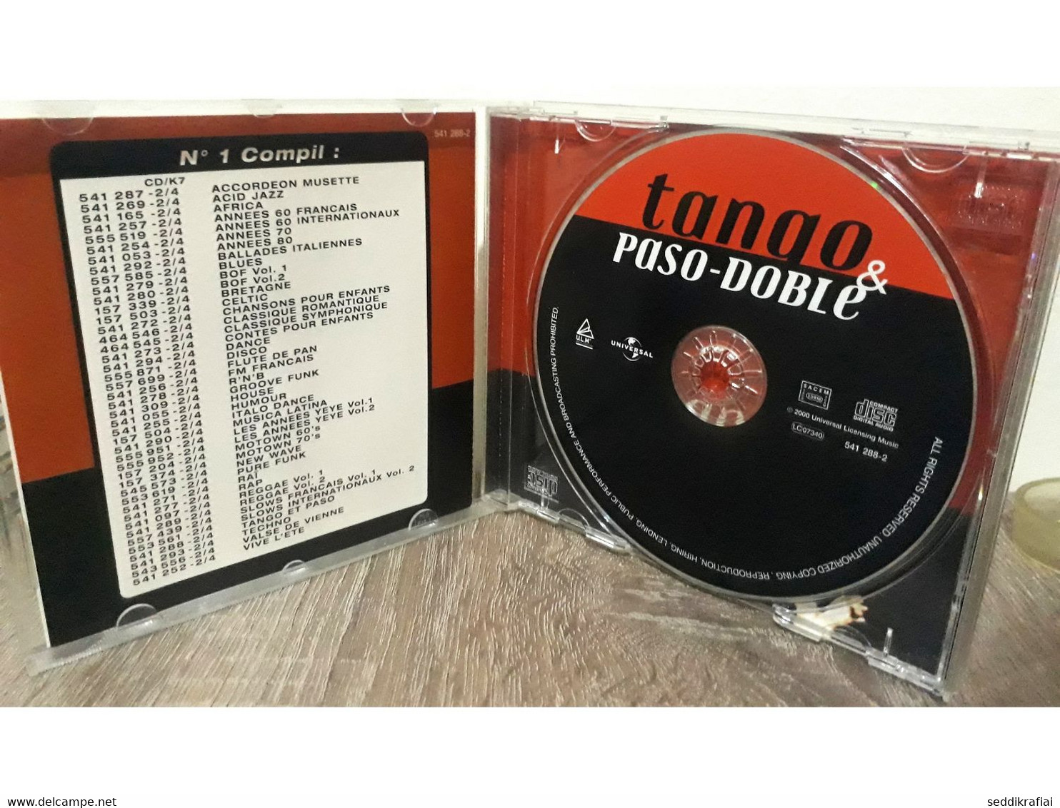 Tango & Paso Doble Audio CD Discs 2000s Albums Music Artistes Divers - Autres - Musique Espagnole