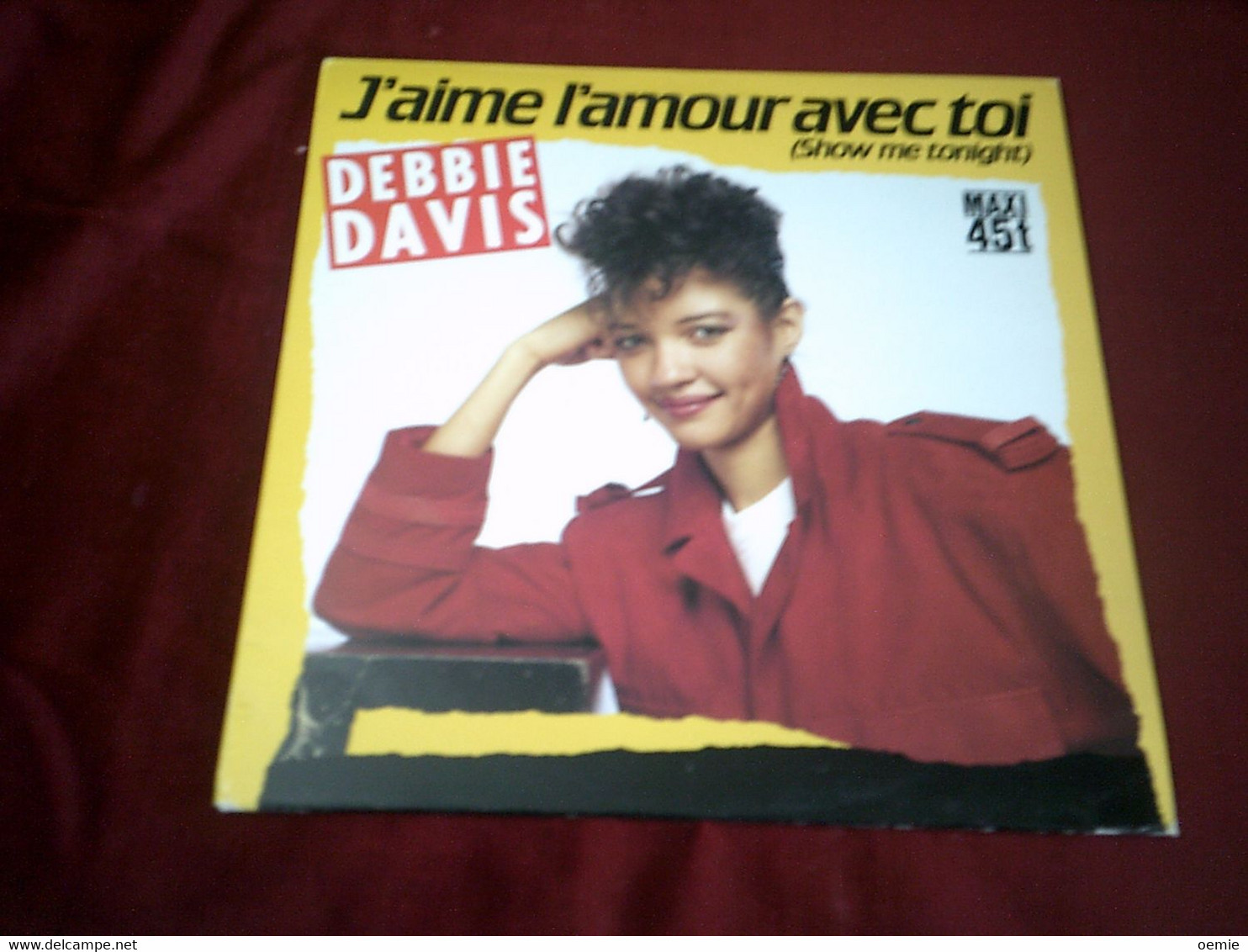 DEBBIE DAVIS  °  J' AIME L' AMOUR AVEC TOI - 45 T - Maxi-Single