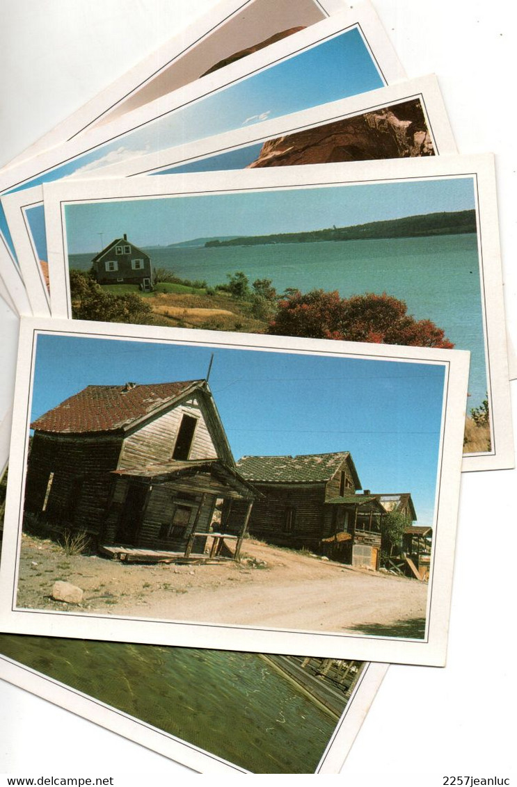 lot de 81 CPM  ( Postcard) - Etats Unis   Cote Ouest du Middle West ect..  - Edito Service S.A 1979 avec textes au dos