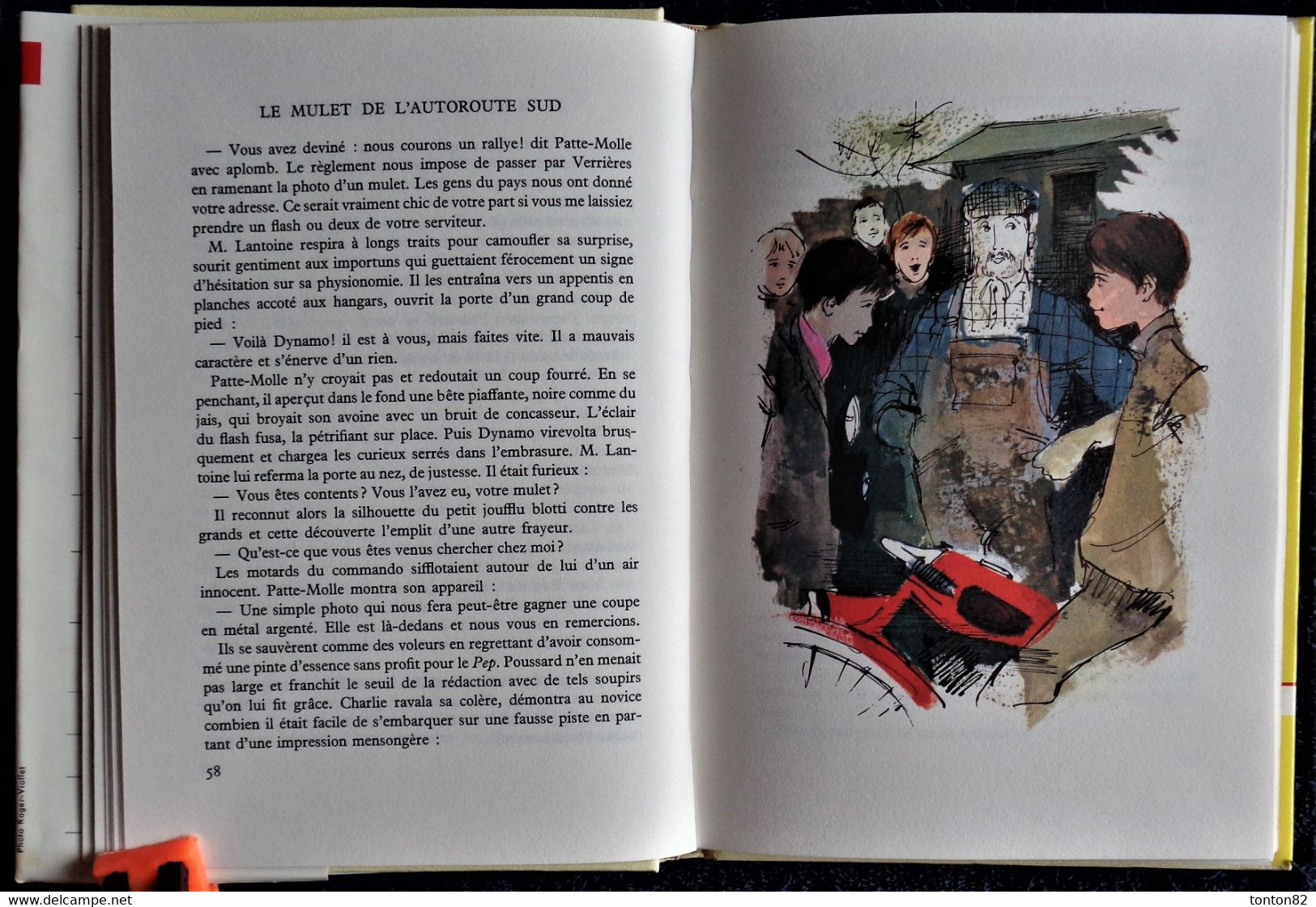 Paul Berna - Le Commissaire Sinet Et Le Mystère De L'Autoroute Du Sud - Rouge Et Or Souveraine 697 - ( 1967 ) . - Bibliotheque Rouge Et Or