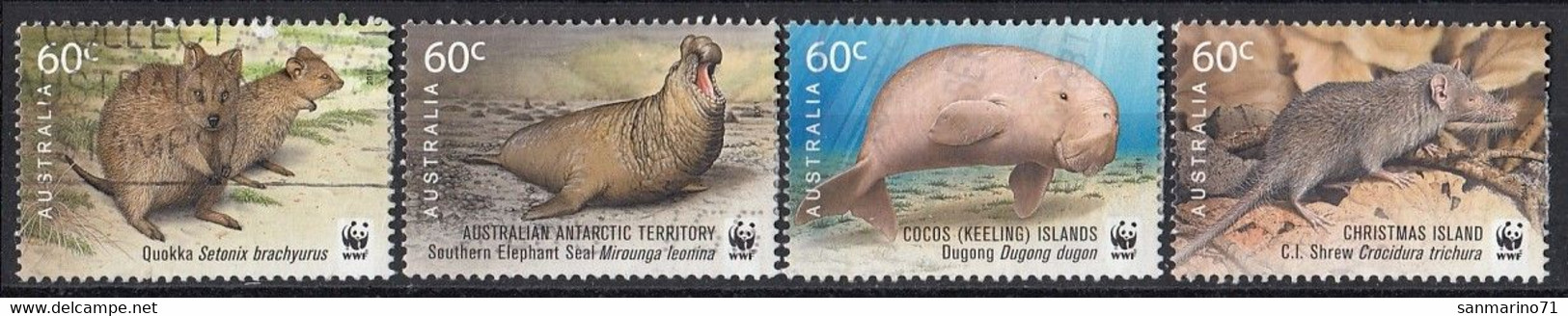 AUSTRALIA 3606-3609,used,falc Hinged - Used Stamps