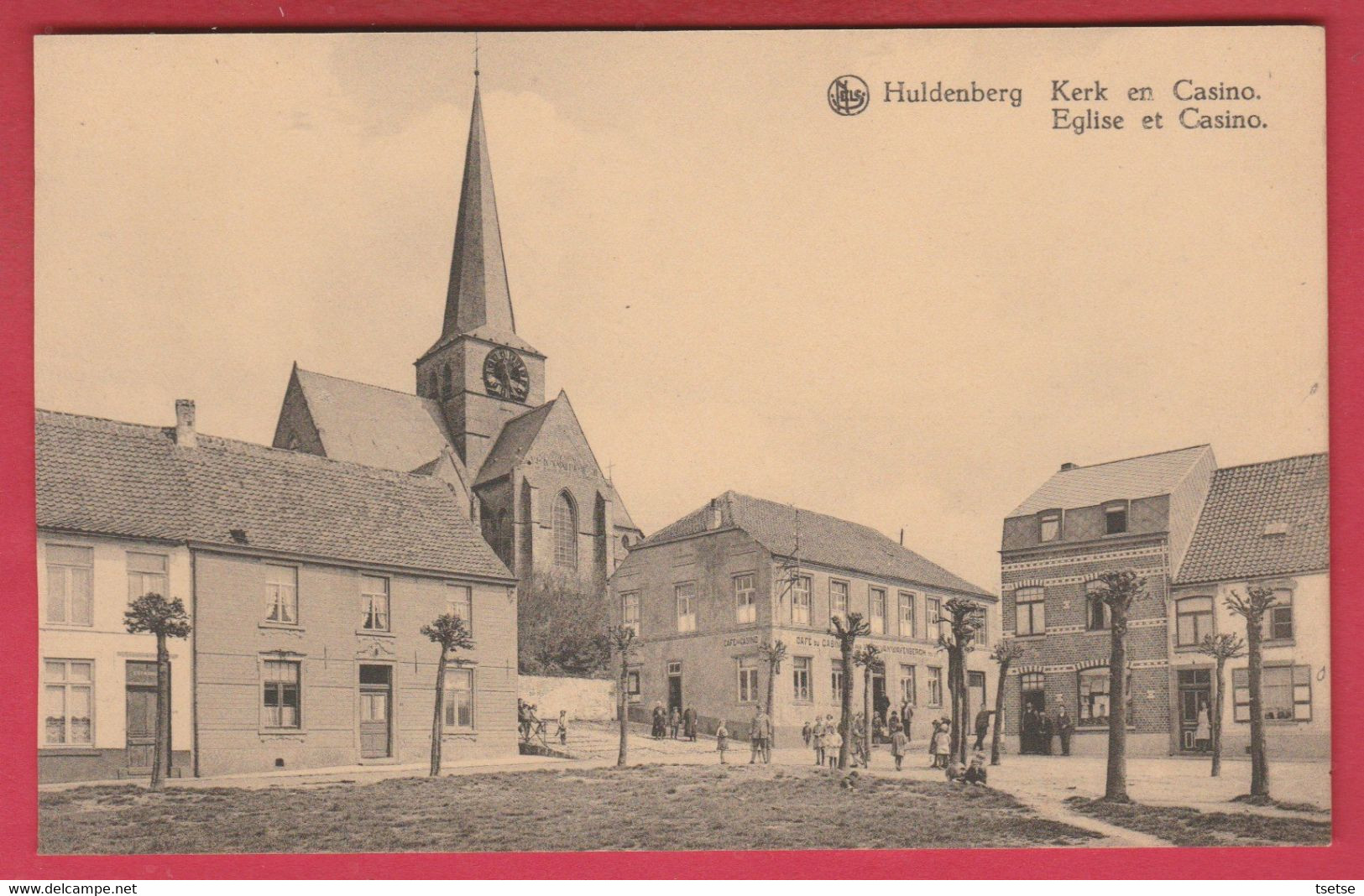 Huldenberg - Kerk En Casino ...geanimeerd  ( Voir Verso ) - Huldenberg