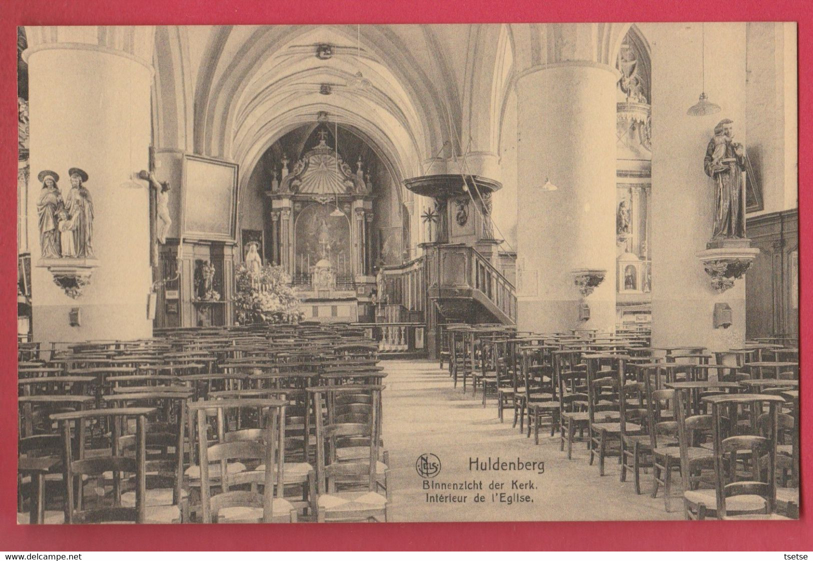 Huldenberg -  Binnenzicht Der Kerk  ( Voir Verso ) - Huldenberg