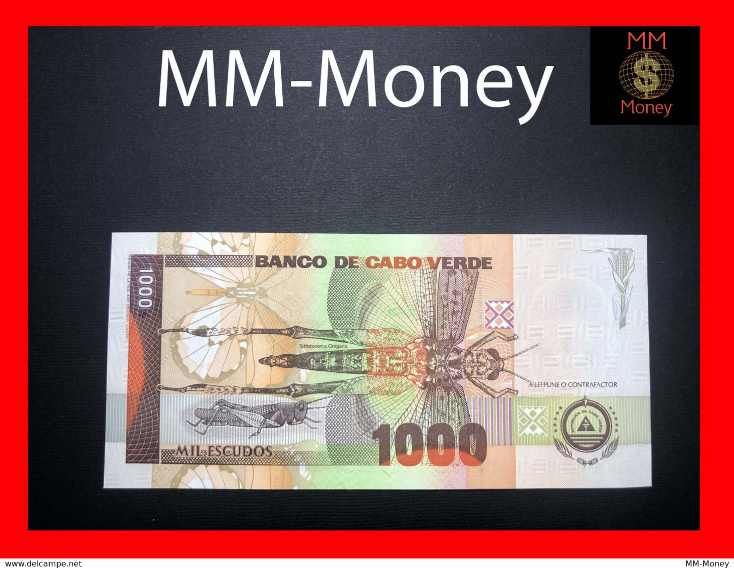 CAPE VERDE 1.000 1000 Escudos 1.7.2002  P. 65    UNC  [MM-Money] - Cabo Verde