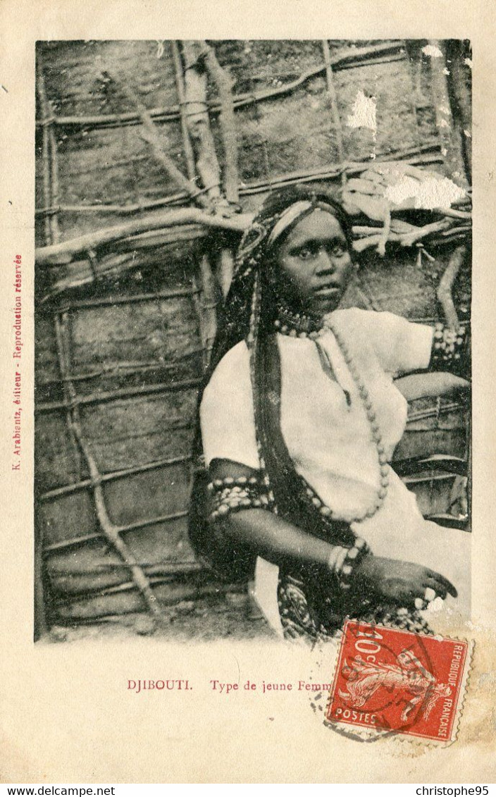 Afrique .n° 24619. Djibouti . Type De Jeune Femme . - Djibouti