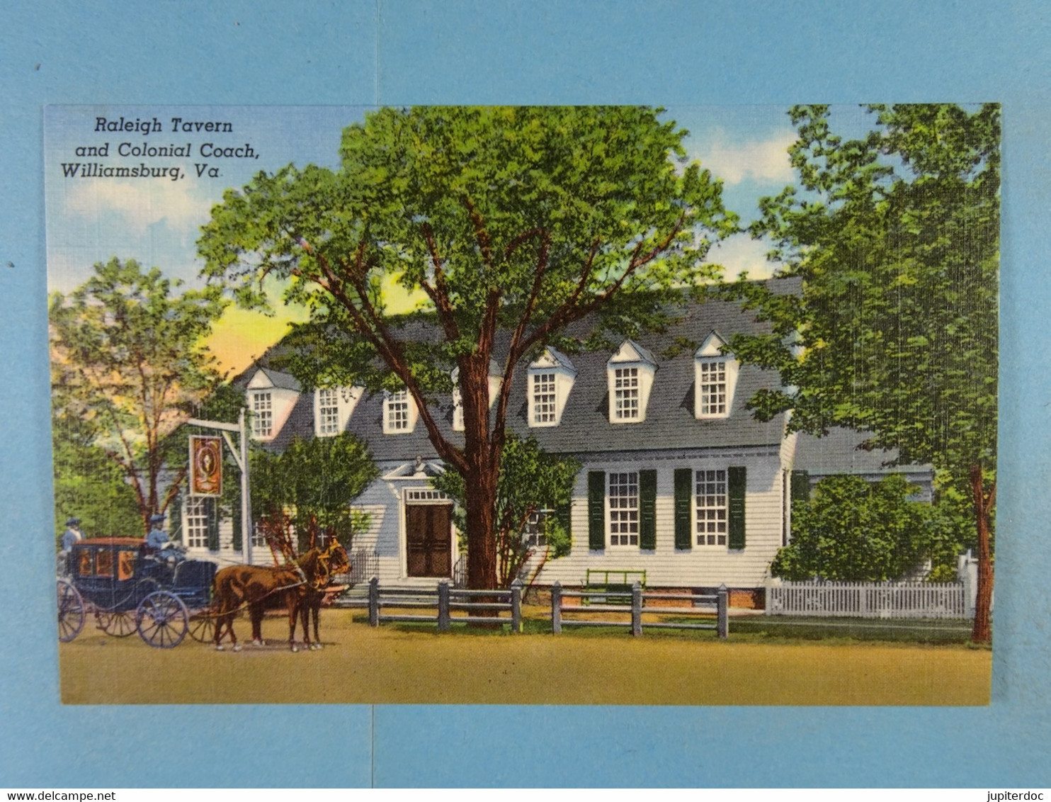 Raleigh Tavern And Colonial Coach, Williamsburg, Virginia - Sonstige & Ohne Zuordnung