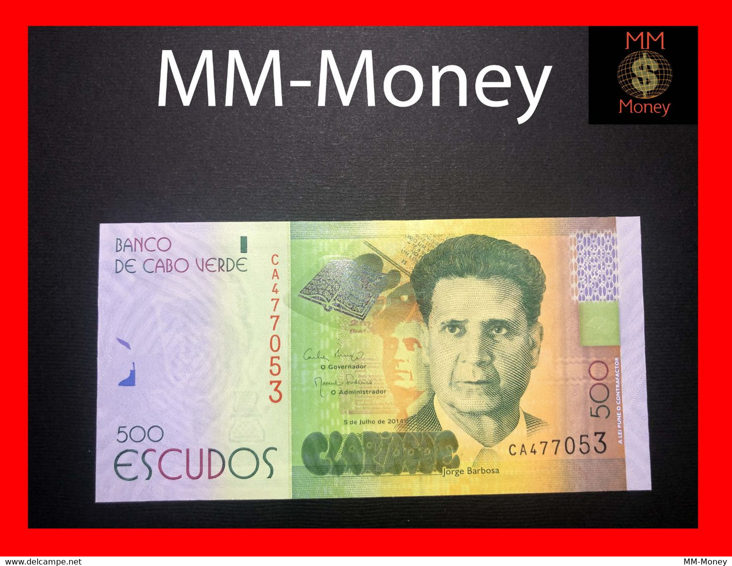 CAPE VERDE 500 Escudos  5.7.2014  P.  72    UNC  [MM-Money] - Cape Verde