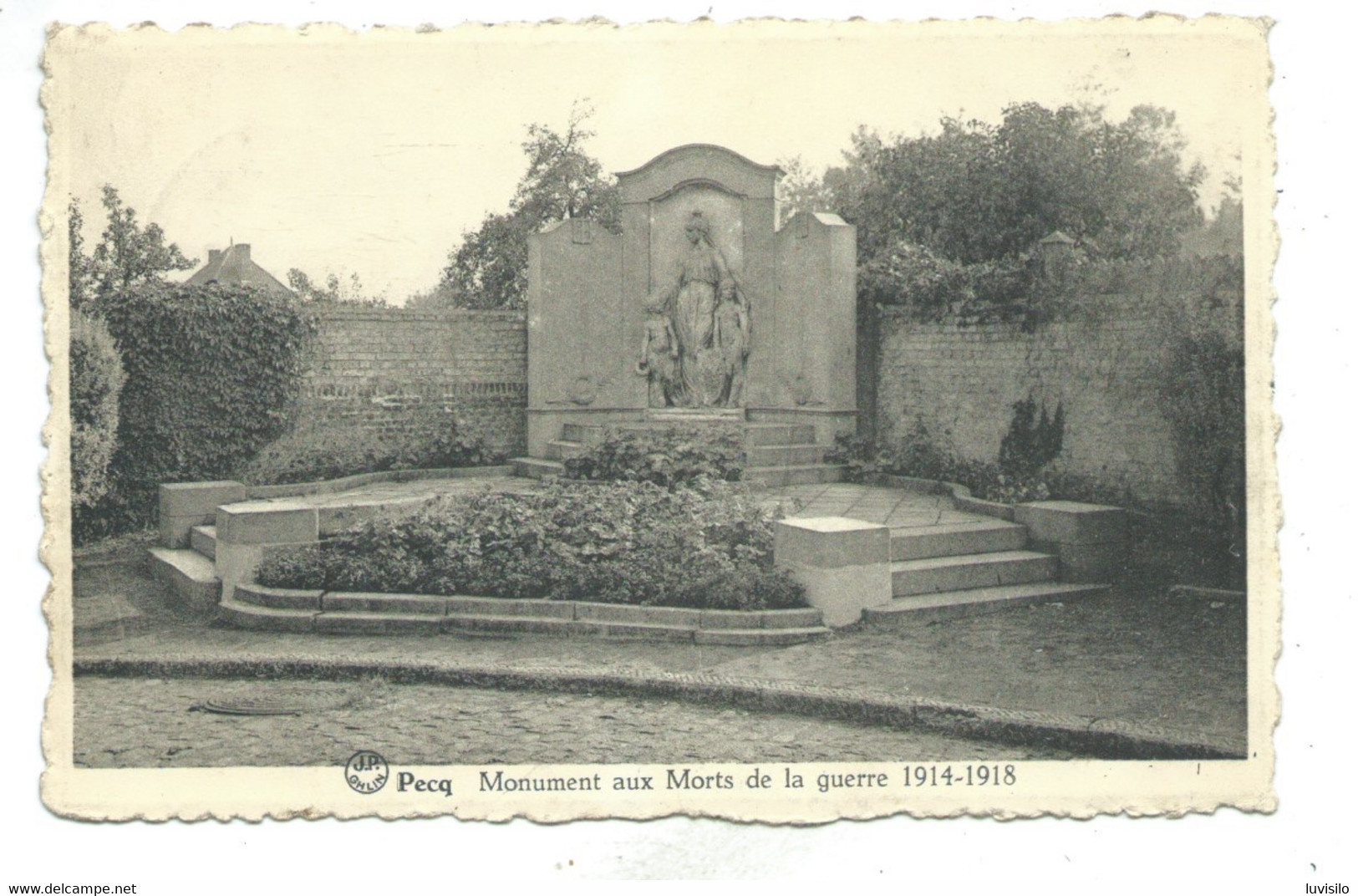 Pecq Monument Aux Morts De La Guerre 1914 1918 - Pecq