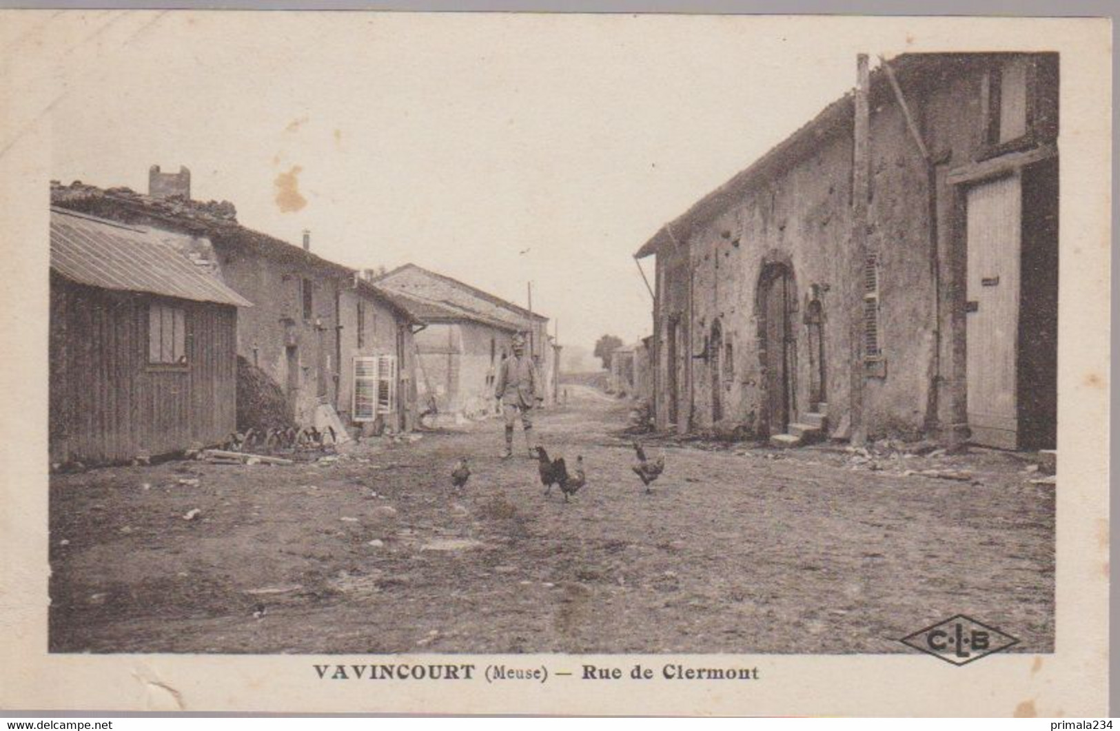 VAVINCOURT - RUE DE CLERMONT - Vavincourt