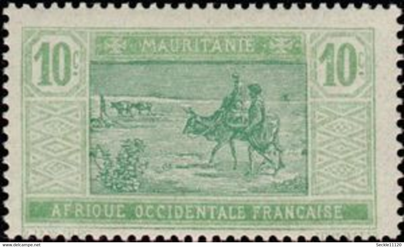 Mauritanie Mauritania - 1922 - Marchands Traversant Le Désert - 10c - Nuovi