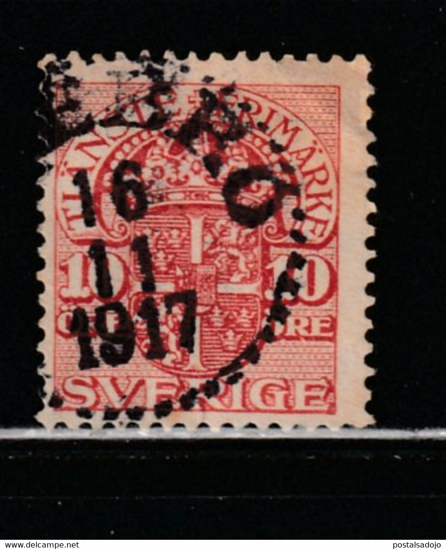 SUÈDE 346 // YVERT 38 (SERVICE) // 1910-19 - Revenue Stamps