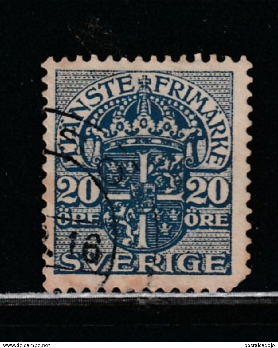 SUÈDE 347 // YVERT 41 (SERVICE) // 1910-19 - Revenue Stamps