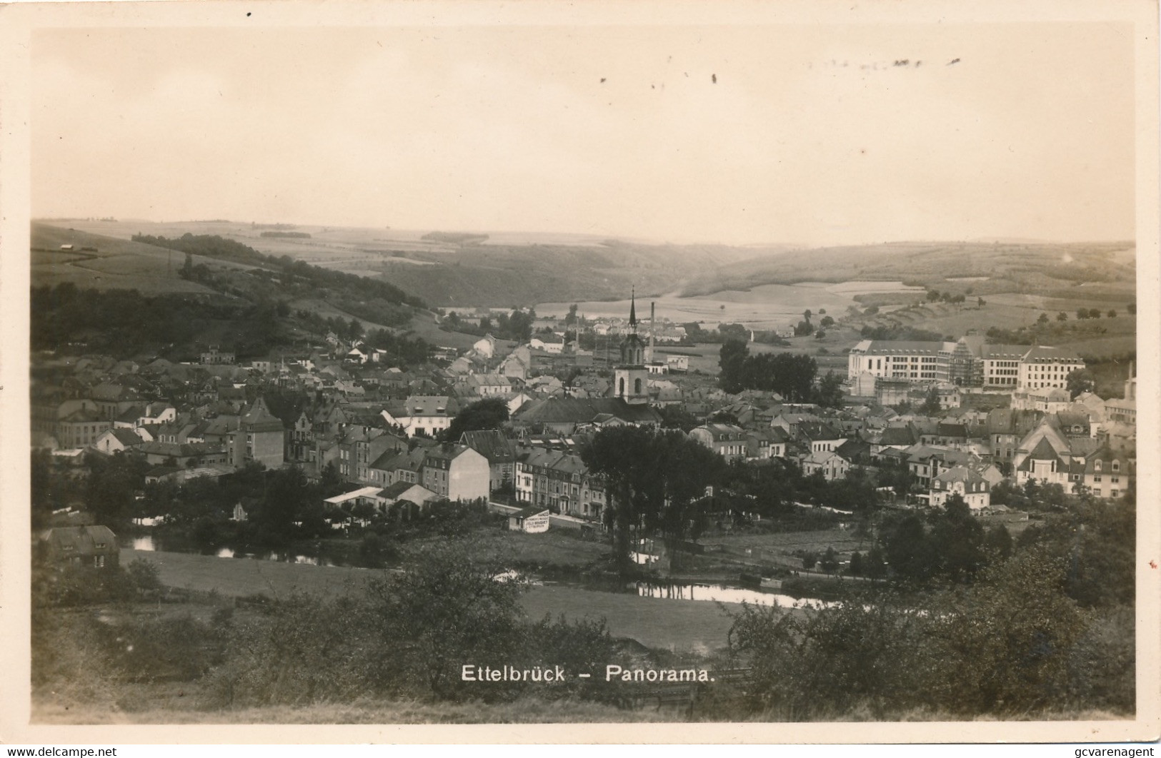 ETTELBRUCK  PANORAMA  PHOTOCARD    2 SCANS - Ettelbruck