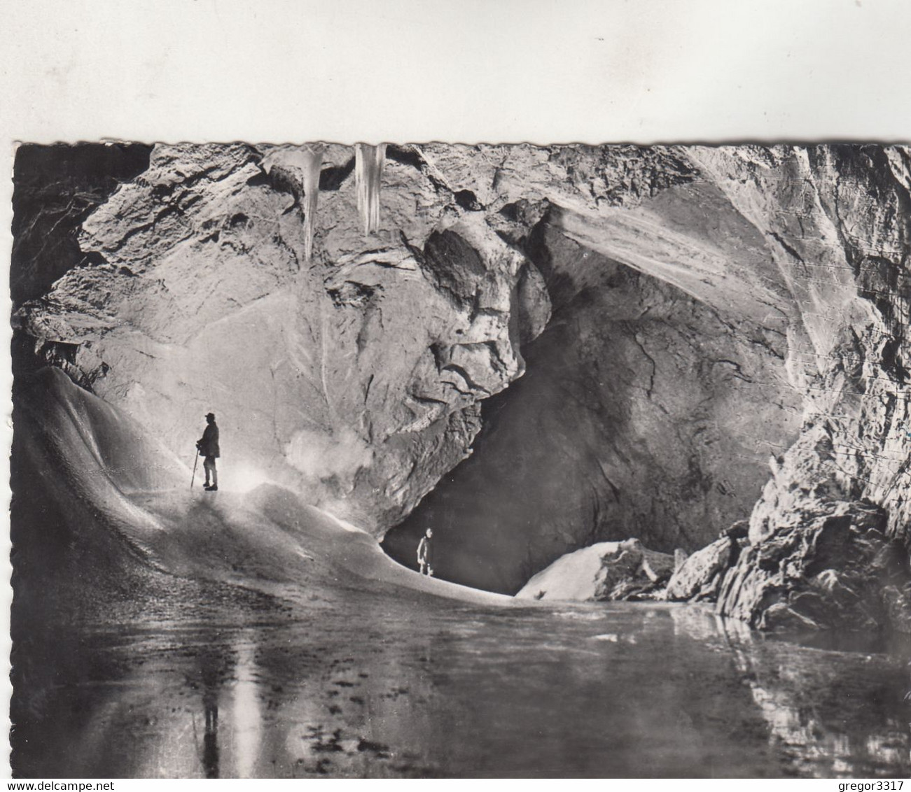 B5894) WERFEN - Eisriesenwelt Salzburg - EISPALAST Gel. 02.07.1957 - Werfen