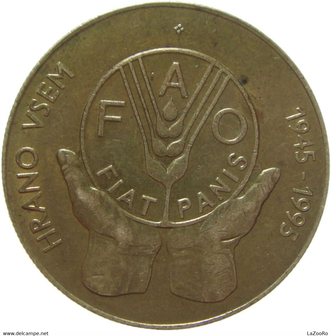 LaZooRo: Slovenia 5 Tolarjev 1995 XF / UNC FAO - Slovenia