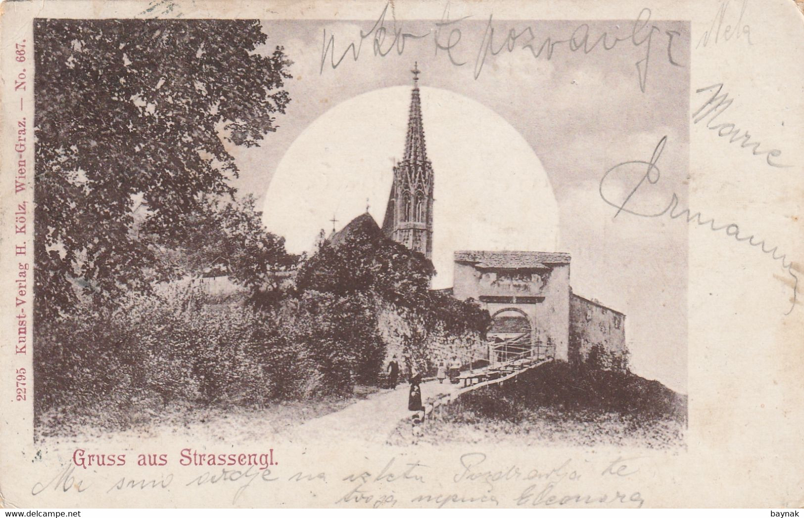 ST355  --  GRUSS AUS STRASSENGEL  --  1902 - Judendorf-Strassengel